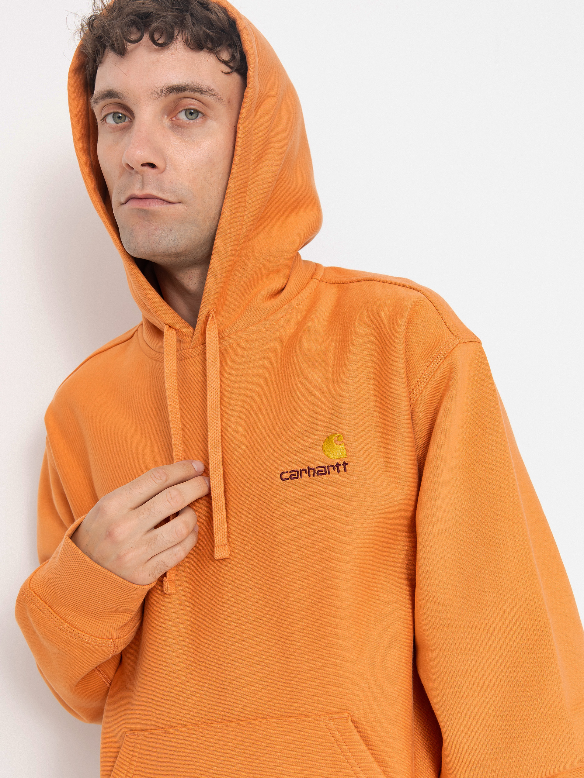 Carhartt WIP American Script HD Hoodie (redhaven)
