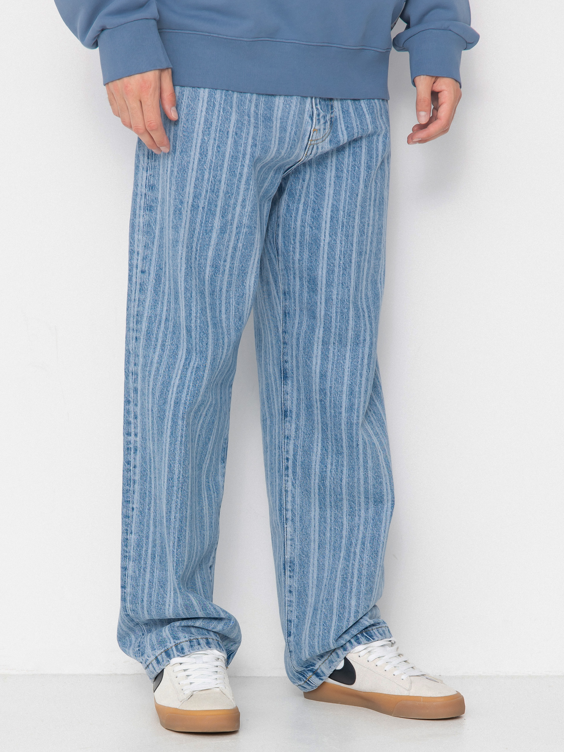 Carhartt WIP Rylan Hose (rylan stripe/blue/stone bleached)