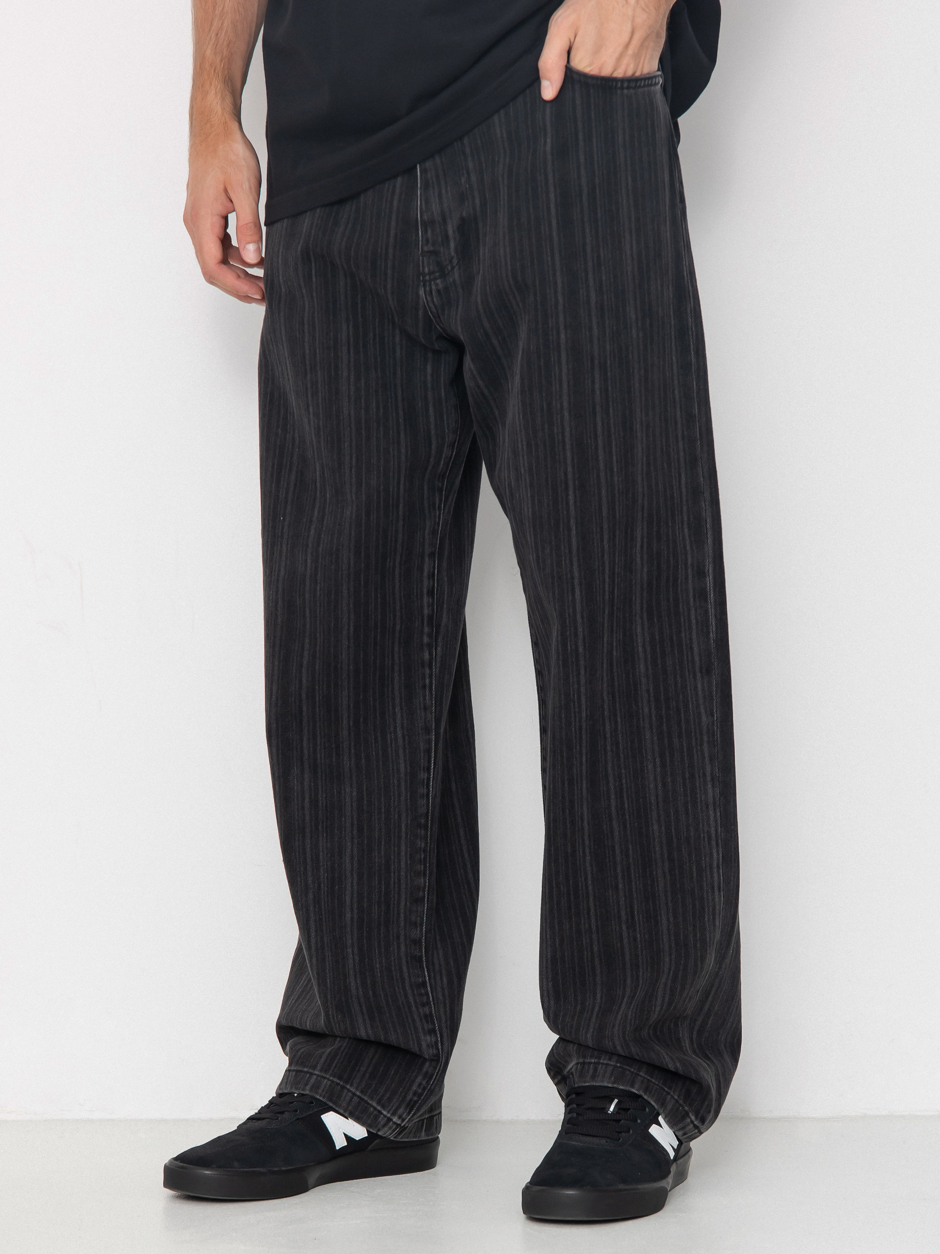 Carhartt WIP Rylan Pants (rylan stripe/black/stone washed)