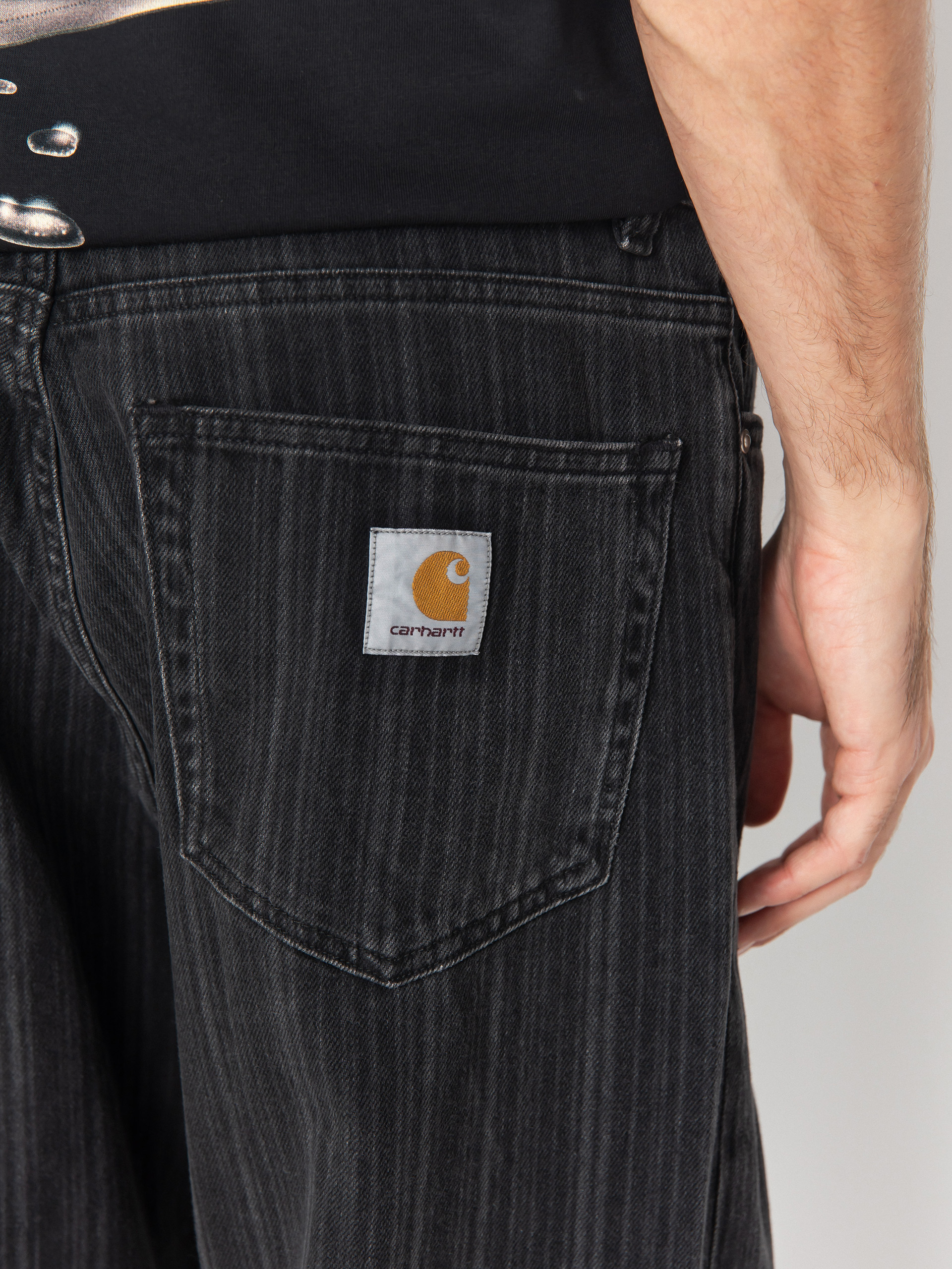 Carhartt WIP Rylan Pants (rylan stripe/black/stone washed)