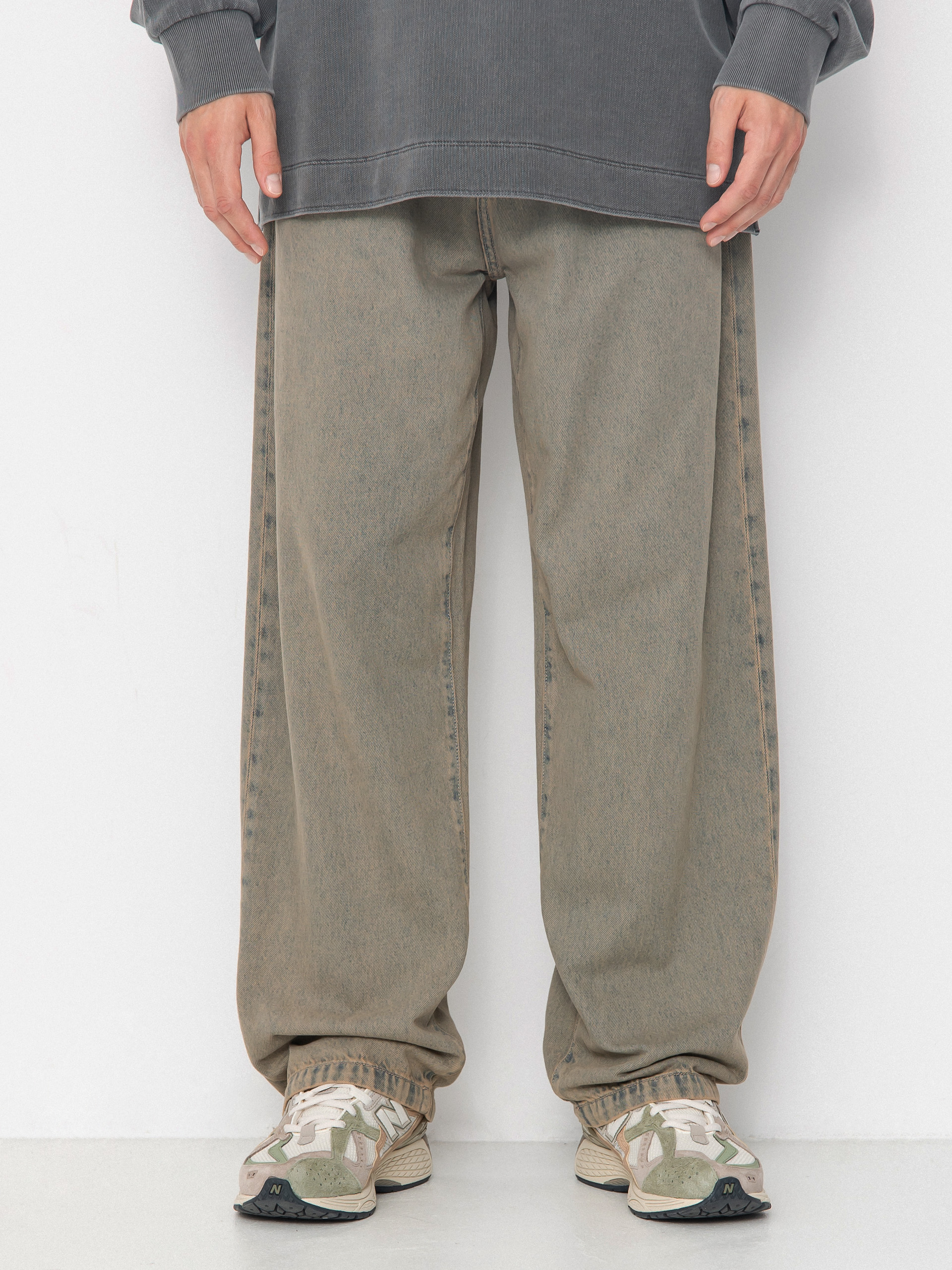 Carhartt WIP Pants Landon - green (blue/leather/garment dyed)