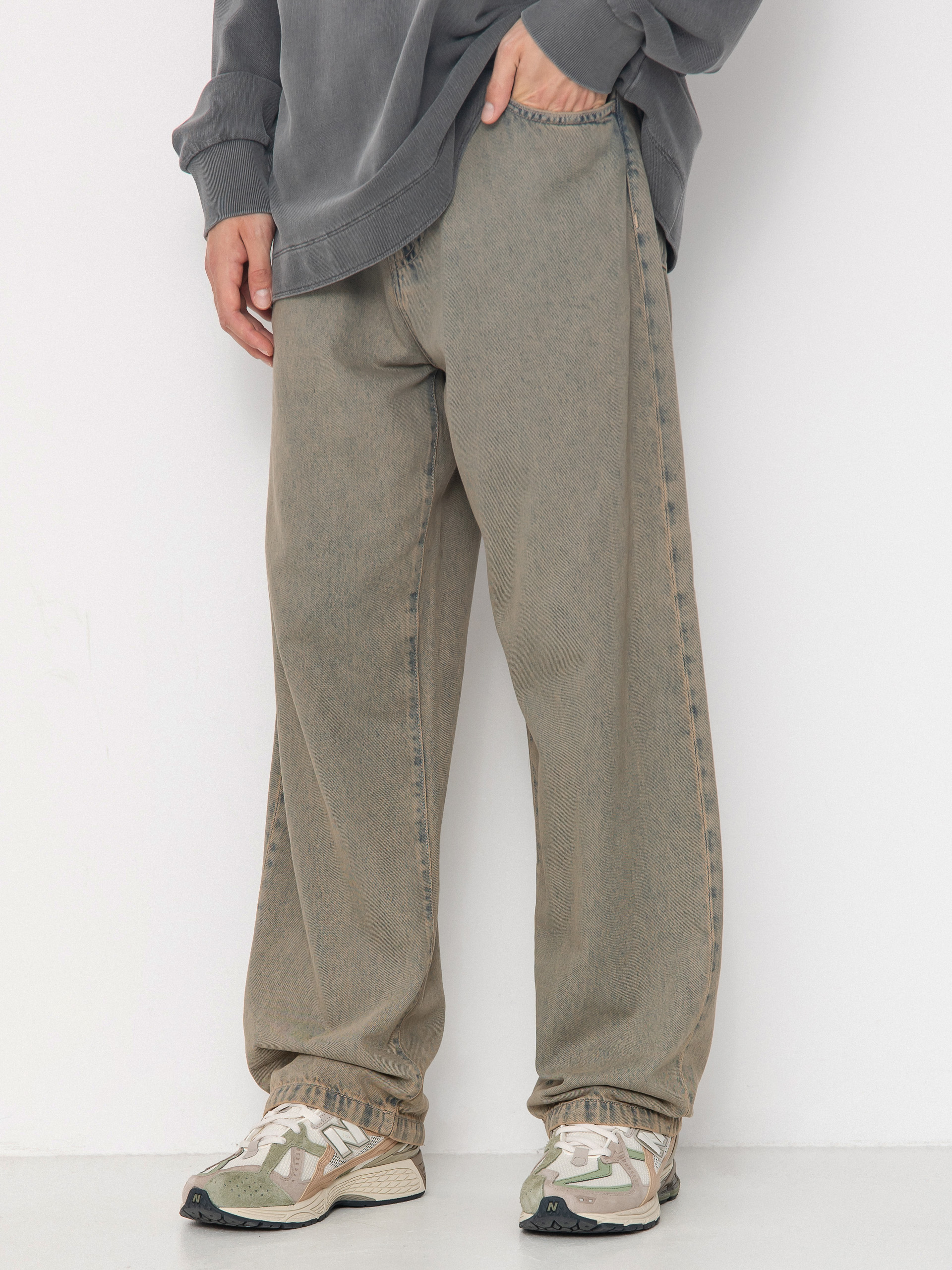 Carhartt WIP Hose Landon (blue/leather/garment dyed)