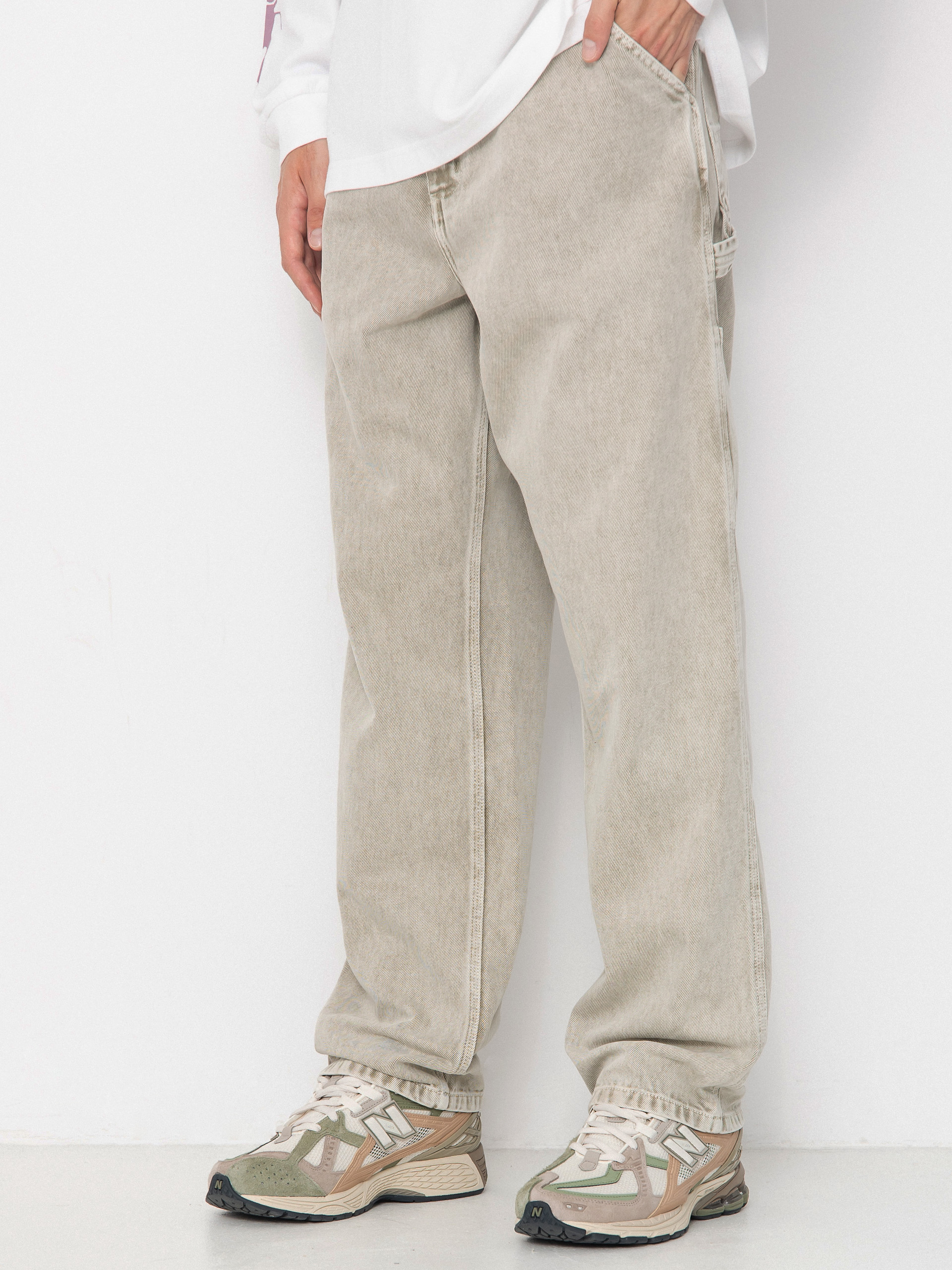 Carhartt WIP Single Knee Hose (opuntia/chalk wash)