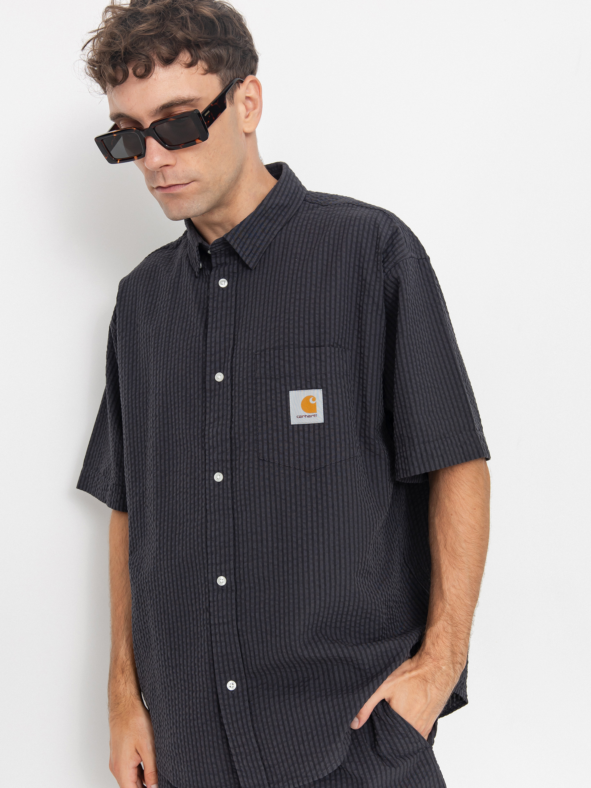Carhartt WIP Toland Hemd (toland stripe/black)