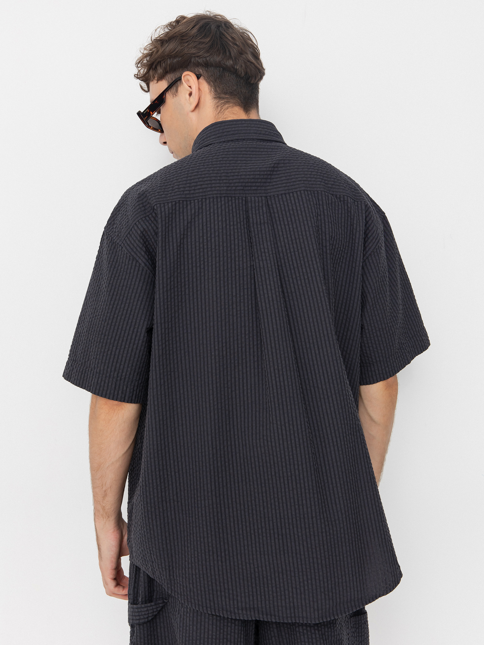 Carhartt WIP Toland Shirt - black (toland stripe/black)