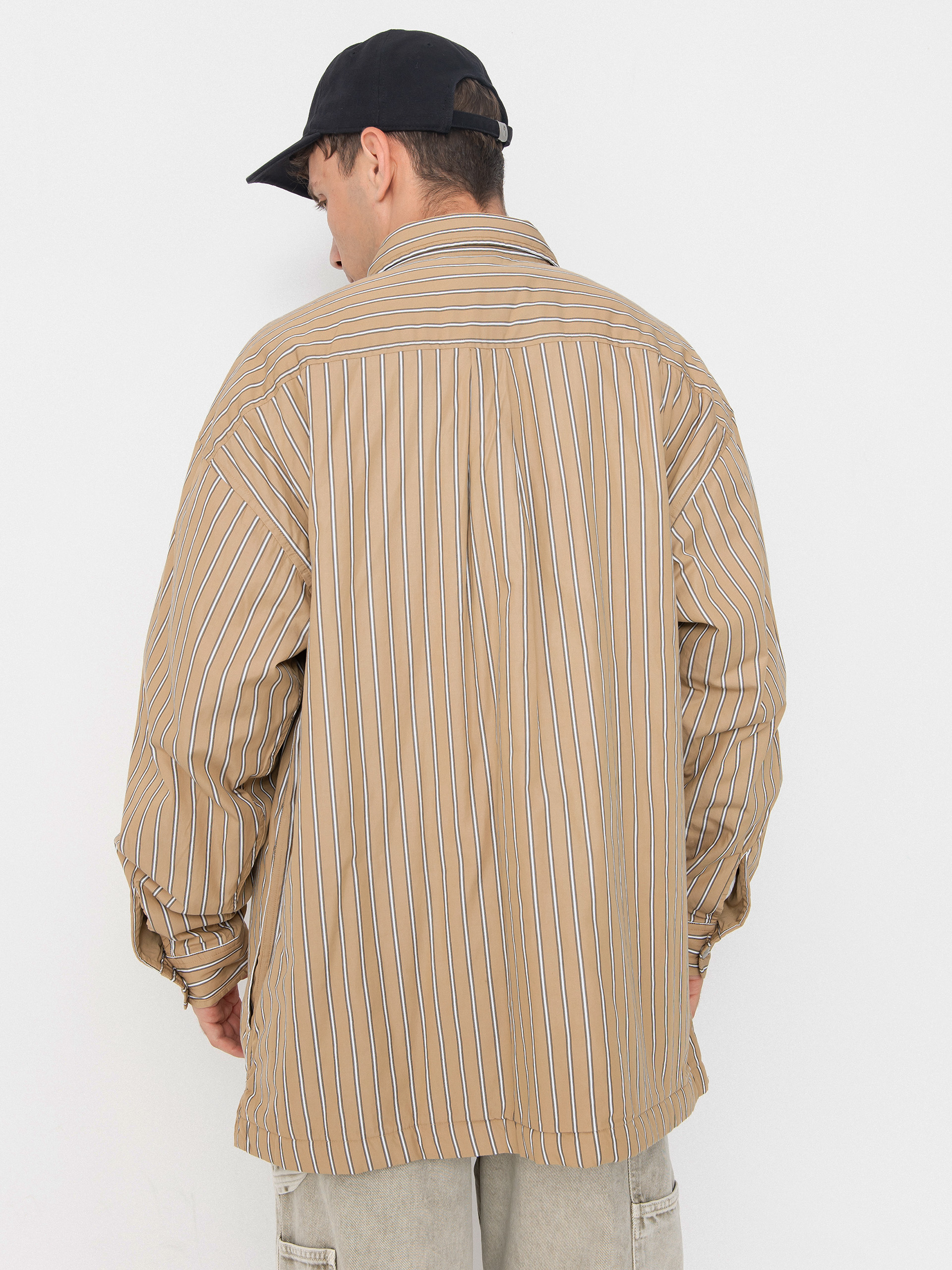 Carhartt WIP Grimsby Jacket - brown (grimsby stripe/dusty h brown)
