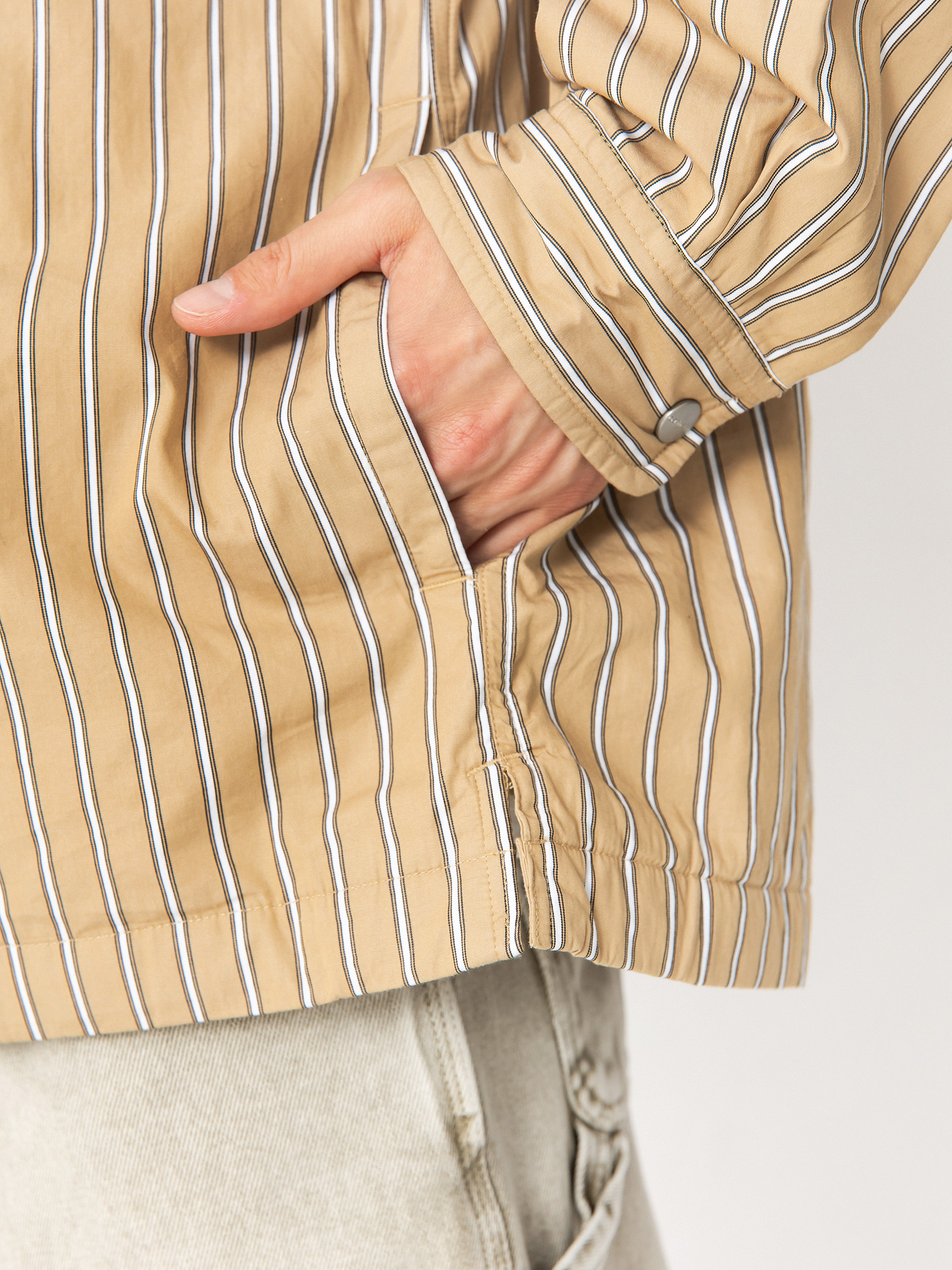 Carhartt WIP Grimsby Jacke (grimsby stripe/dusty h brown)