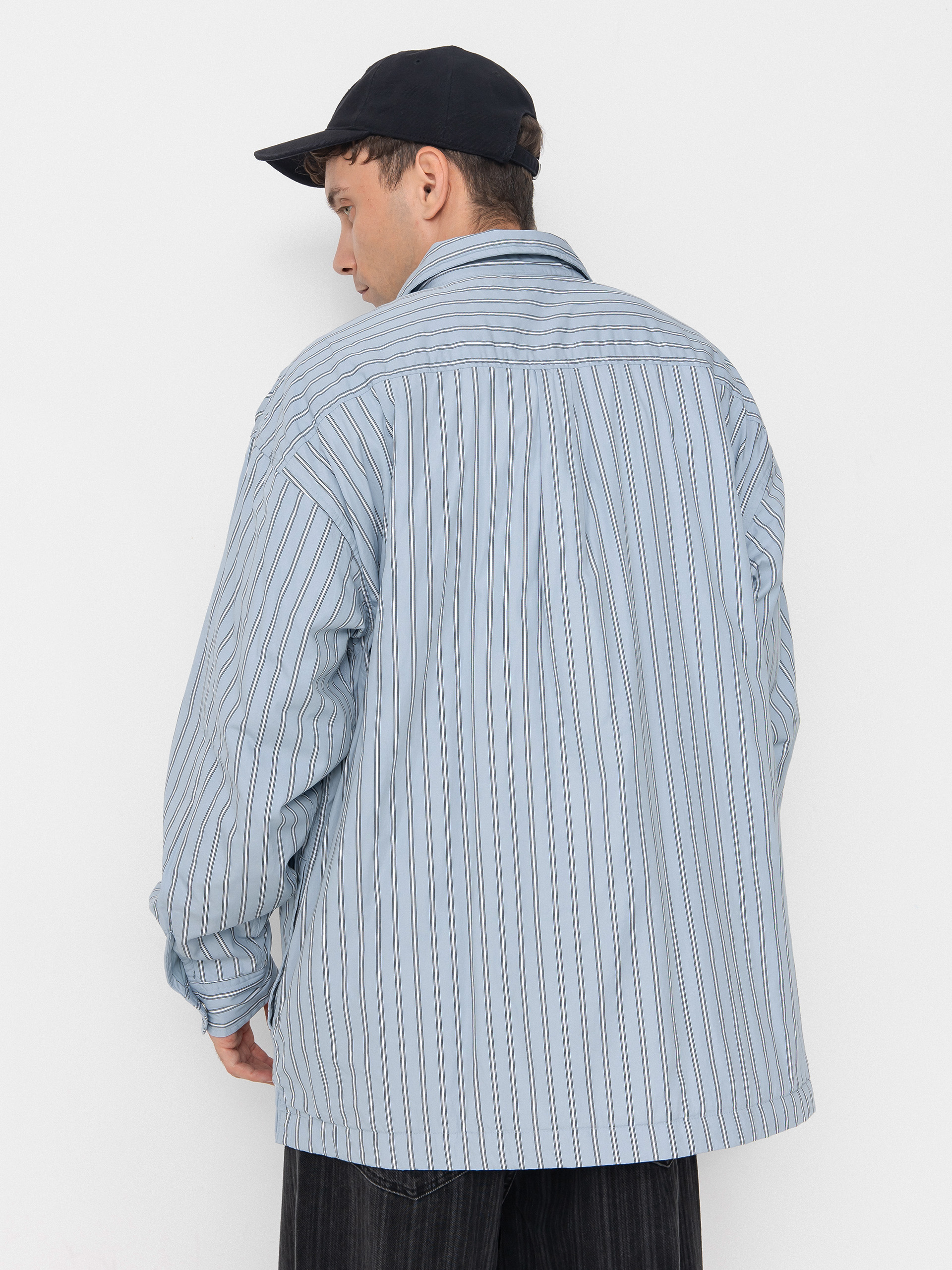 Carhartt WIP Grimsby Jacke (grimsby stripe/blue fog)