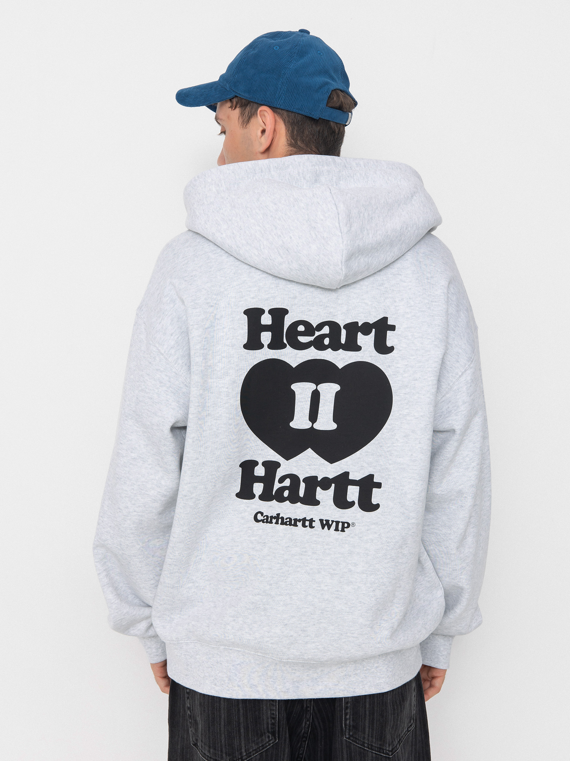 Carhartt WIP Heart II Hartt ZHD Hoodie - grey (ash heather)