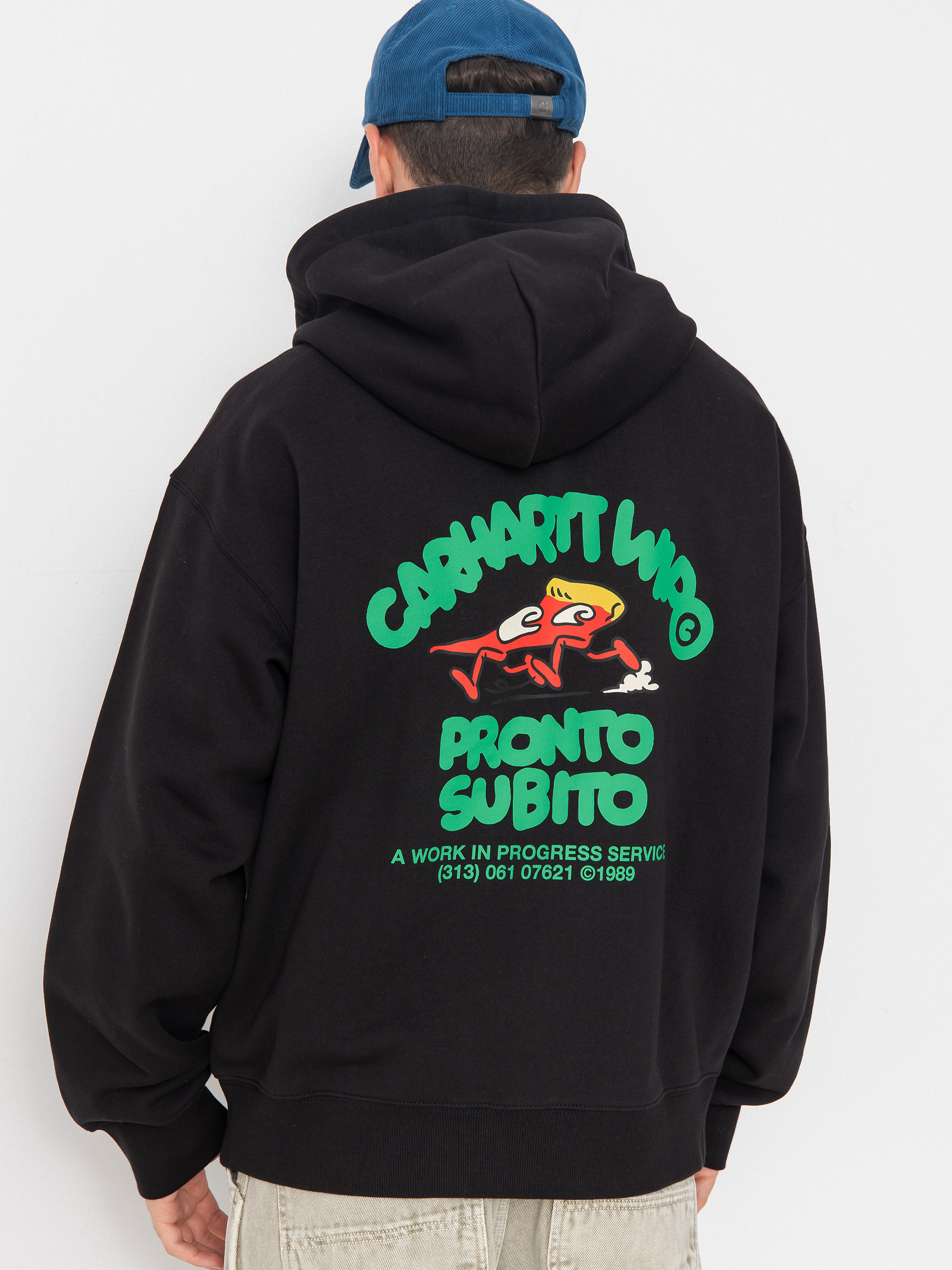 Carhartt WIP Think Tank ZHD Hoodie - black (black/purple)