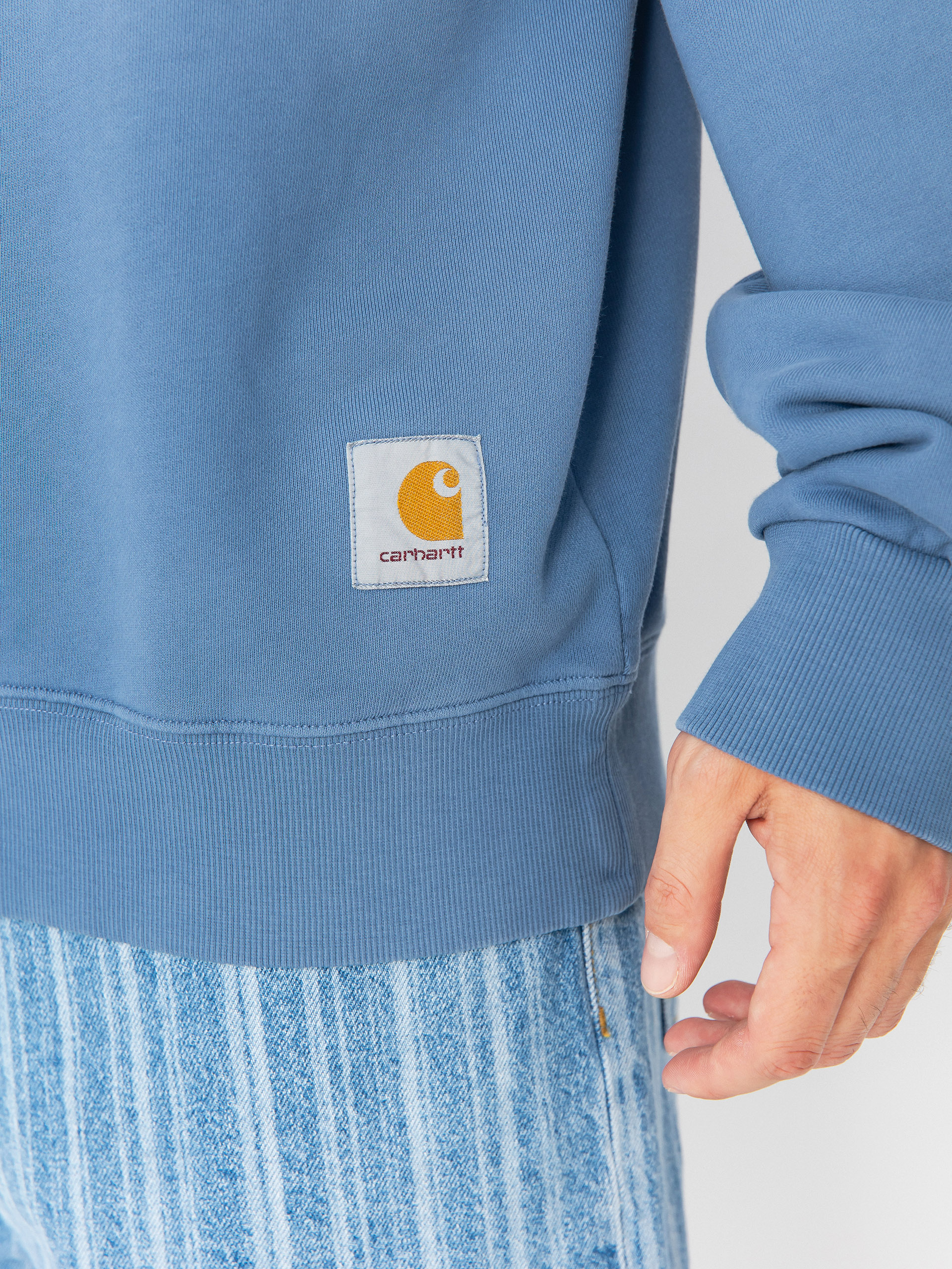 Carhartt WIP Hudson Sweatshirt (sorrent/chalk wash)