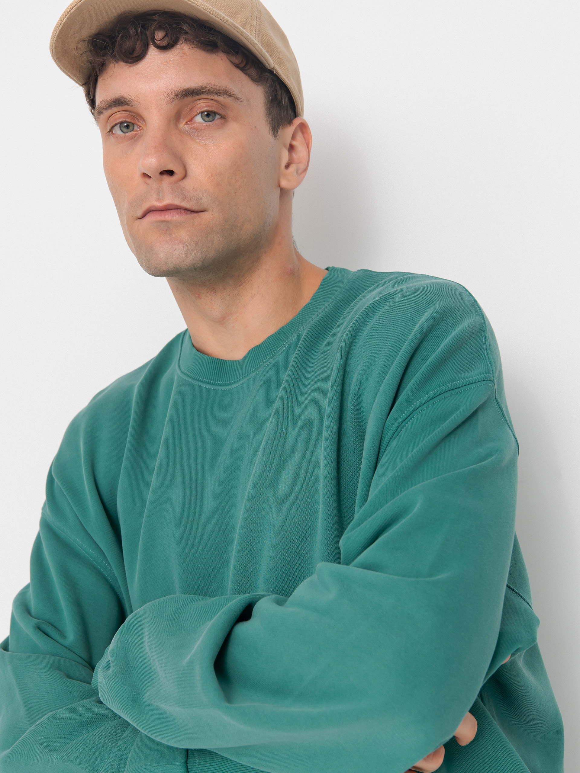 Carhartt WIP Hudson Sweatshirt (saguaro/chalk wash)