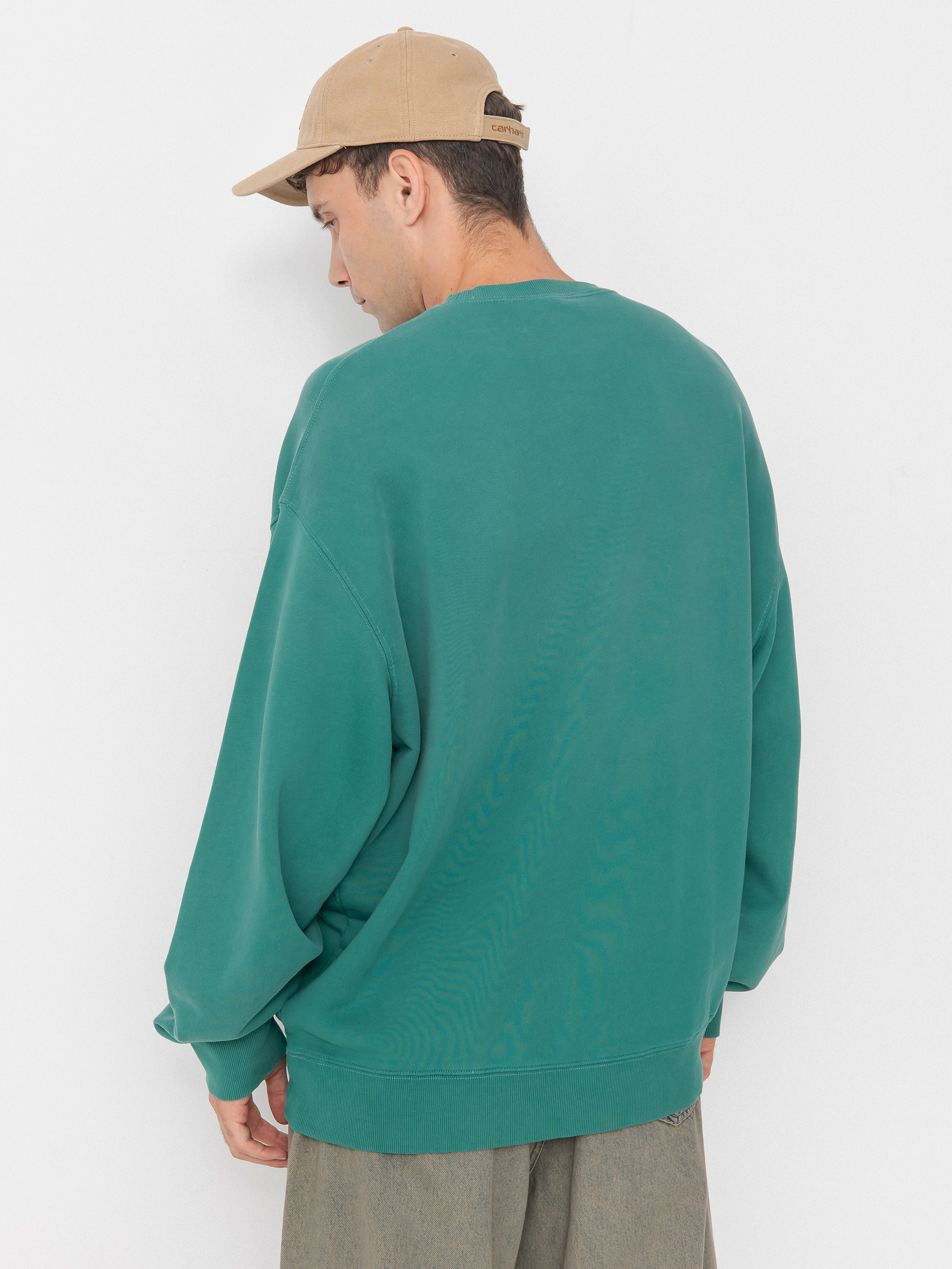 Carhartt WIP Hudson Sweatshirt (saguaro/chalk wash)