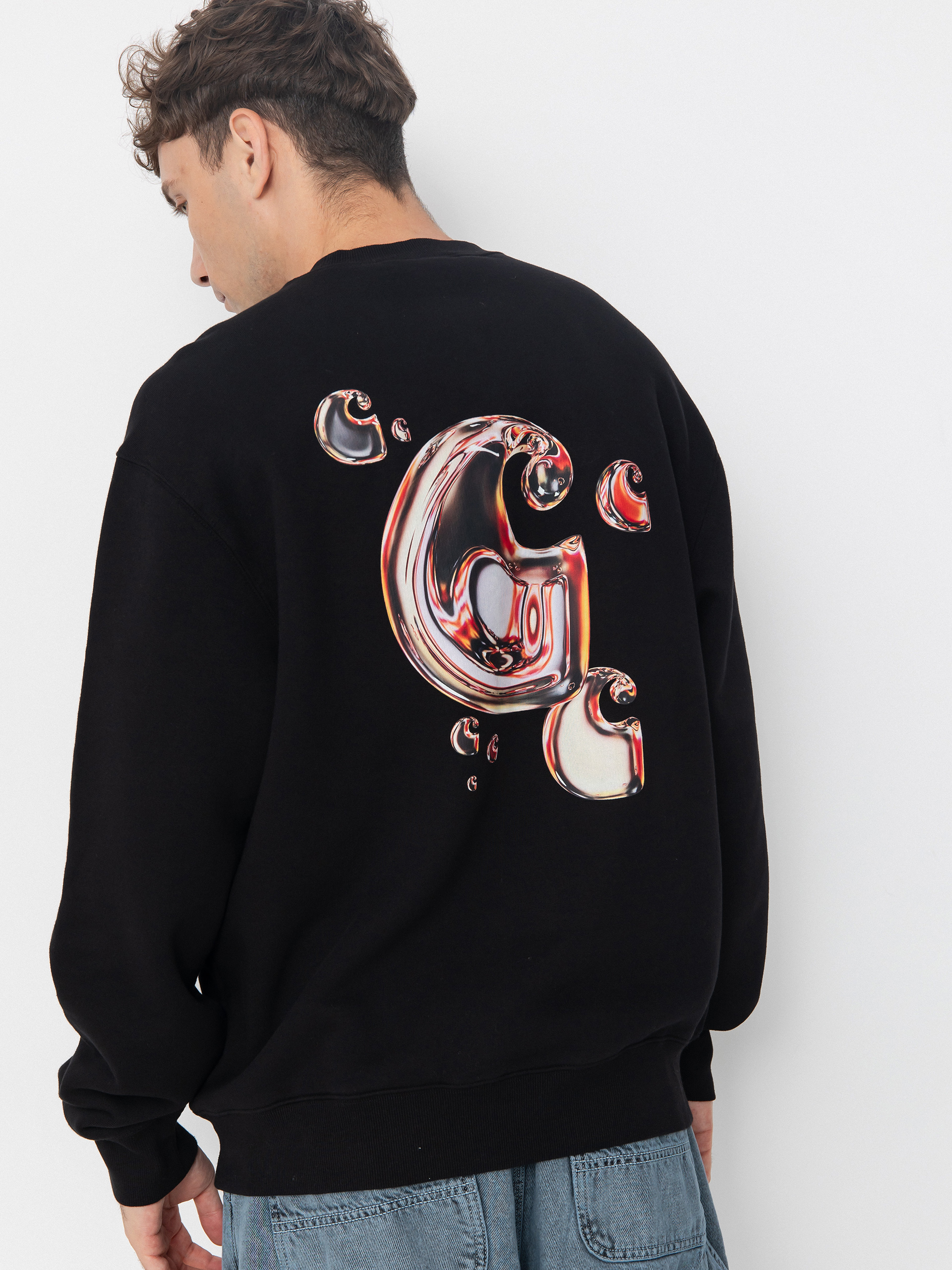 Carhartt WIP Solar Chrome Sweatshirt (black)
