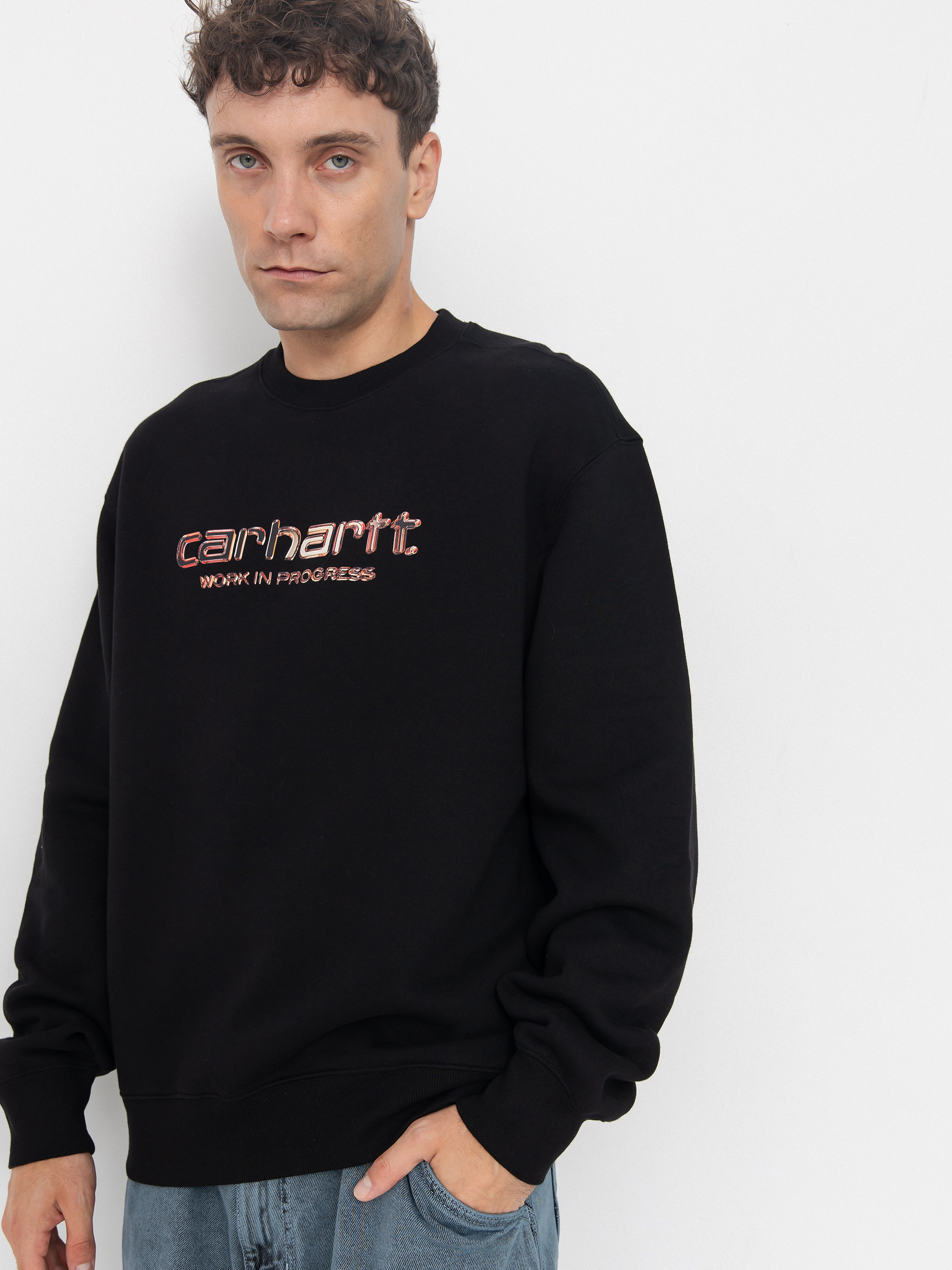 Carhartt WIP Solar Chrome Sweatshirt (black)