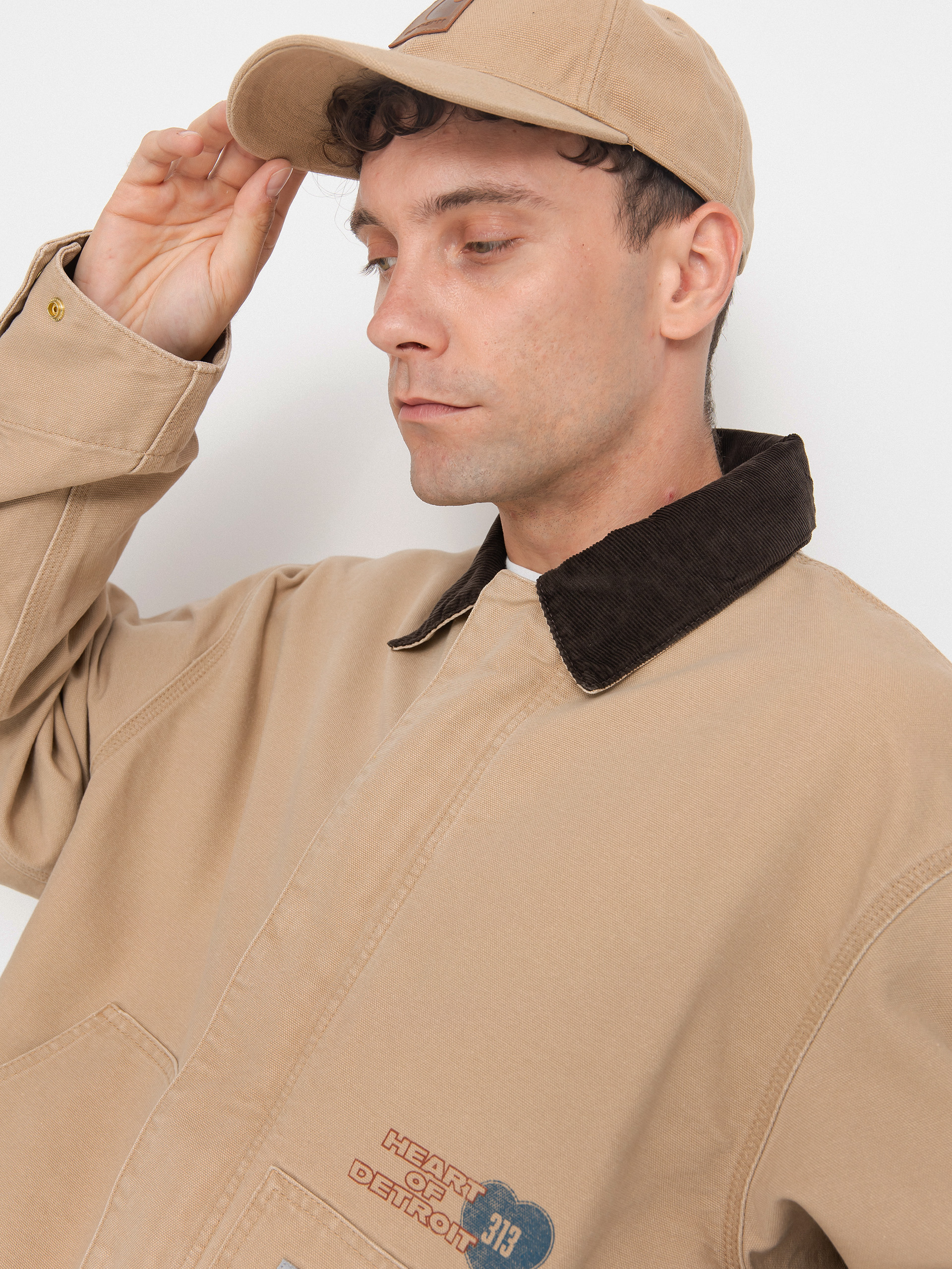 Carhartt WIP Jacke OG Arcan Graphic (dusty h brown/tobacco/heavy stone wash)