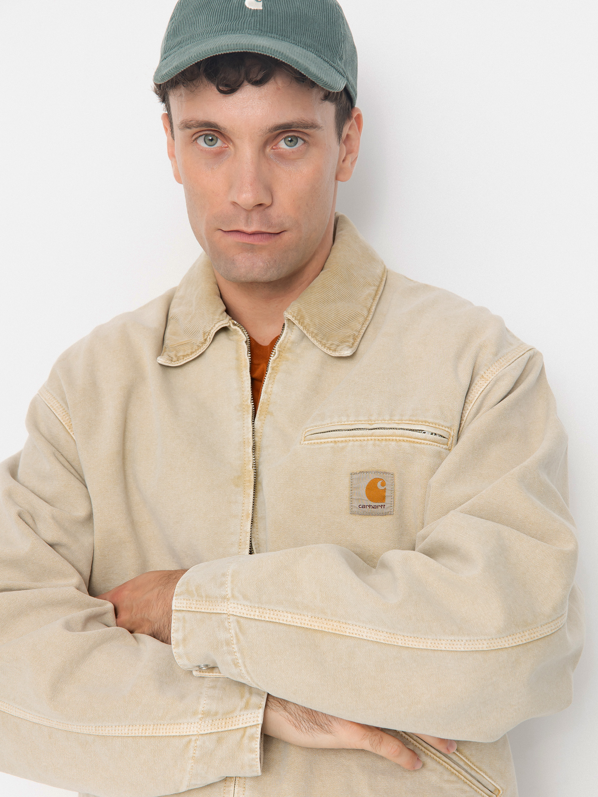 Carhartt WIP OG Detroit Jacket (dusty h brown/dusty h brown/chalk wash)
