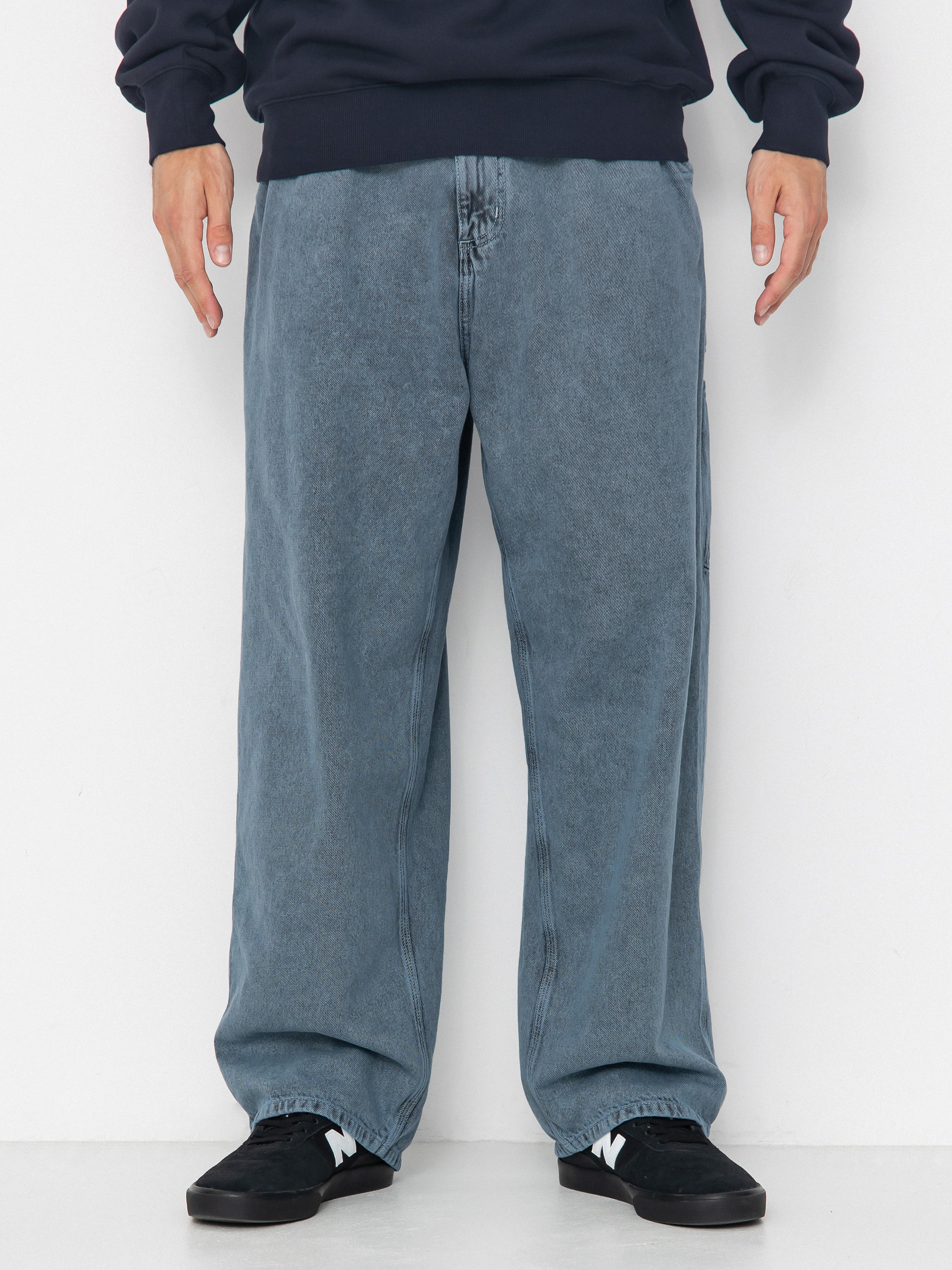 Carhartt WIP OG Single Knee Pants - grey (black/blue fog/garment dyed)