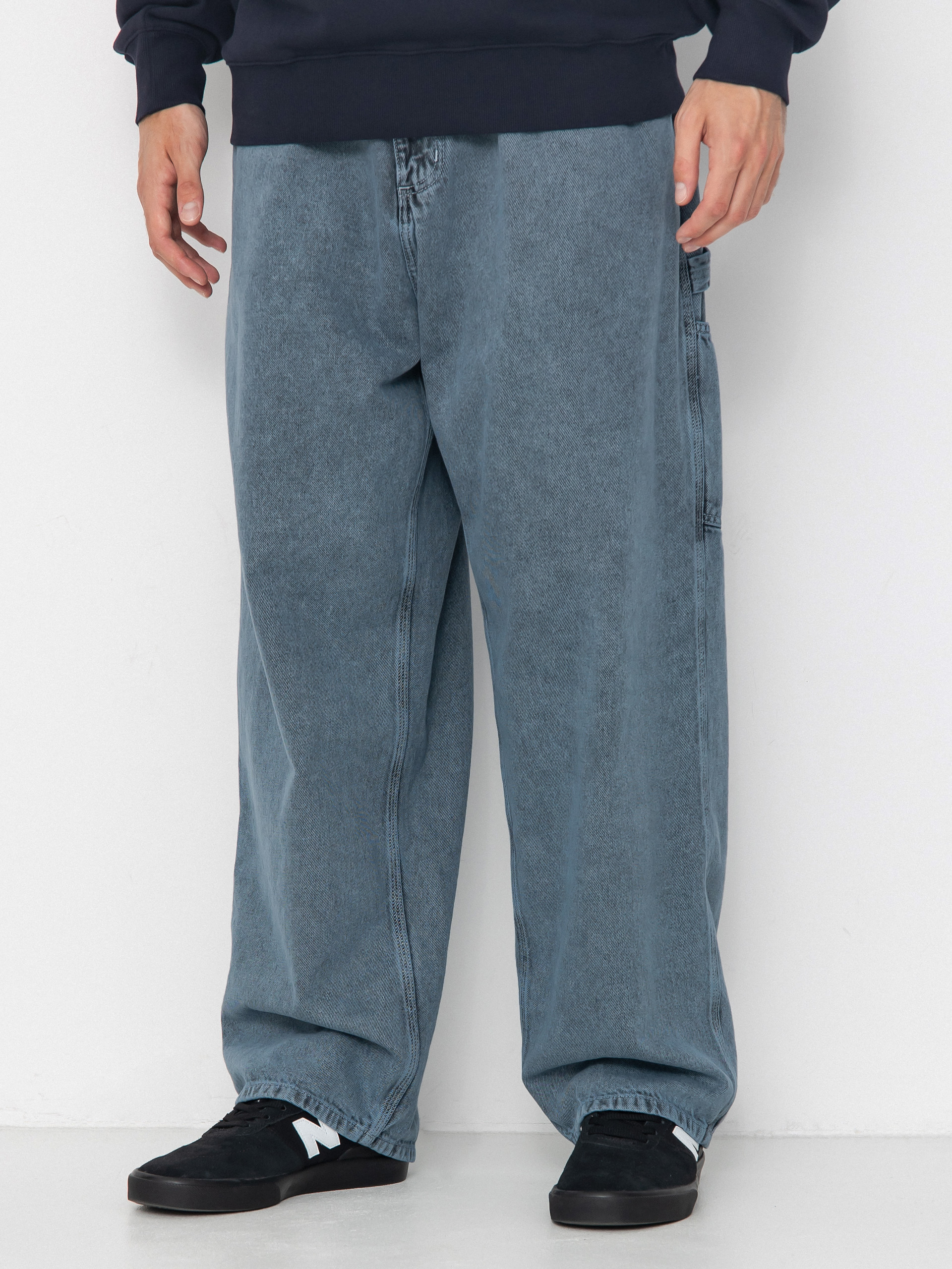 Carhartt WIP OG Single Knee Pants - grey (black/blue fog/garment dyed)
