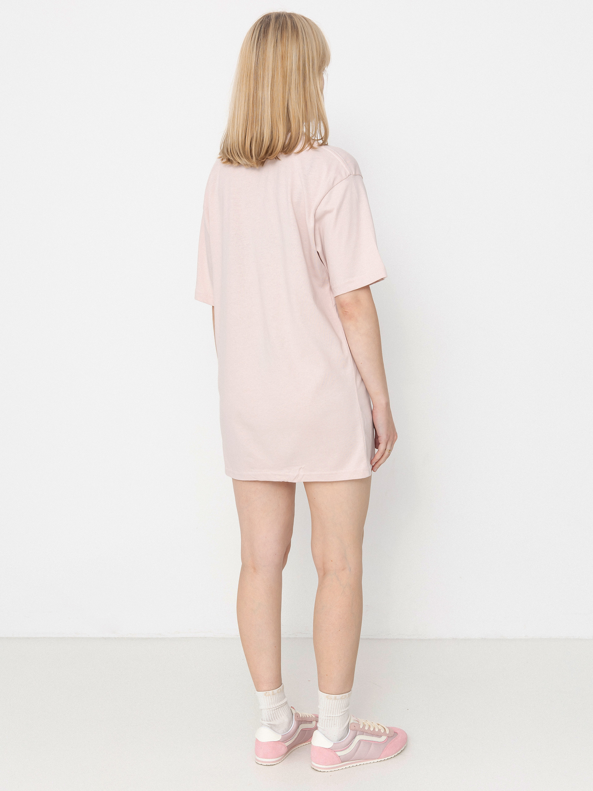 Vans Left Chest Logo Em Wmn T-Shirt (sepia rose)