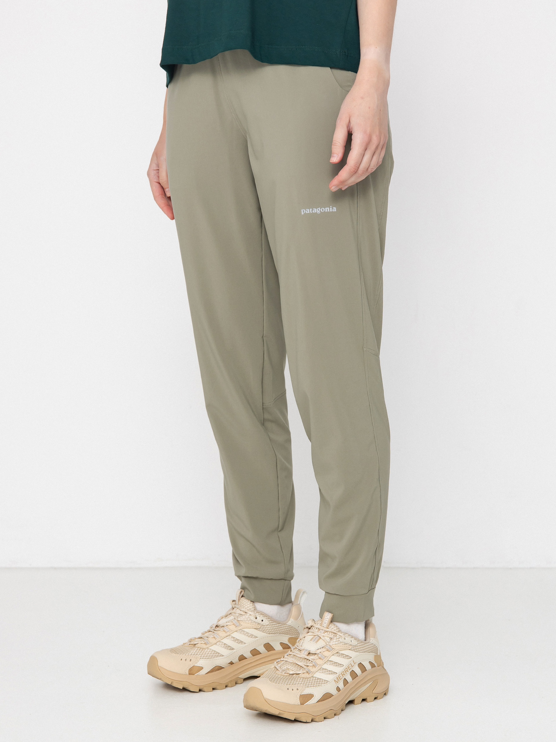Patagonia Terrebonne Joggers Wmn Pants - beige (river rock green)