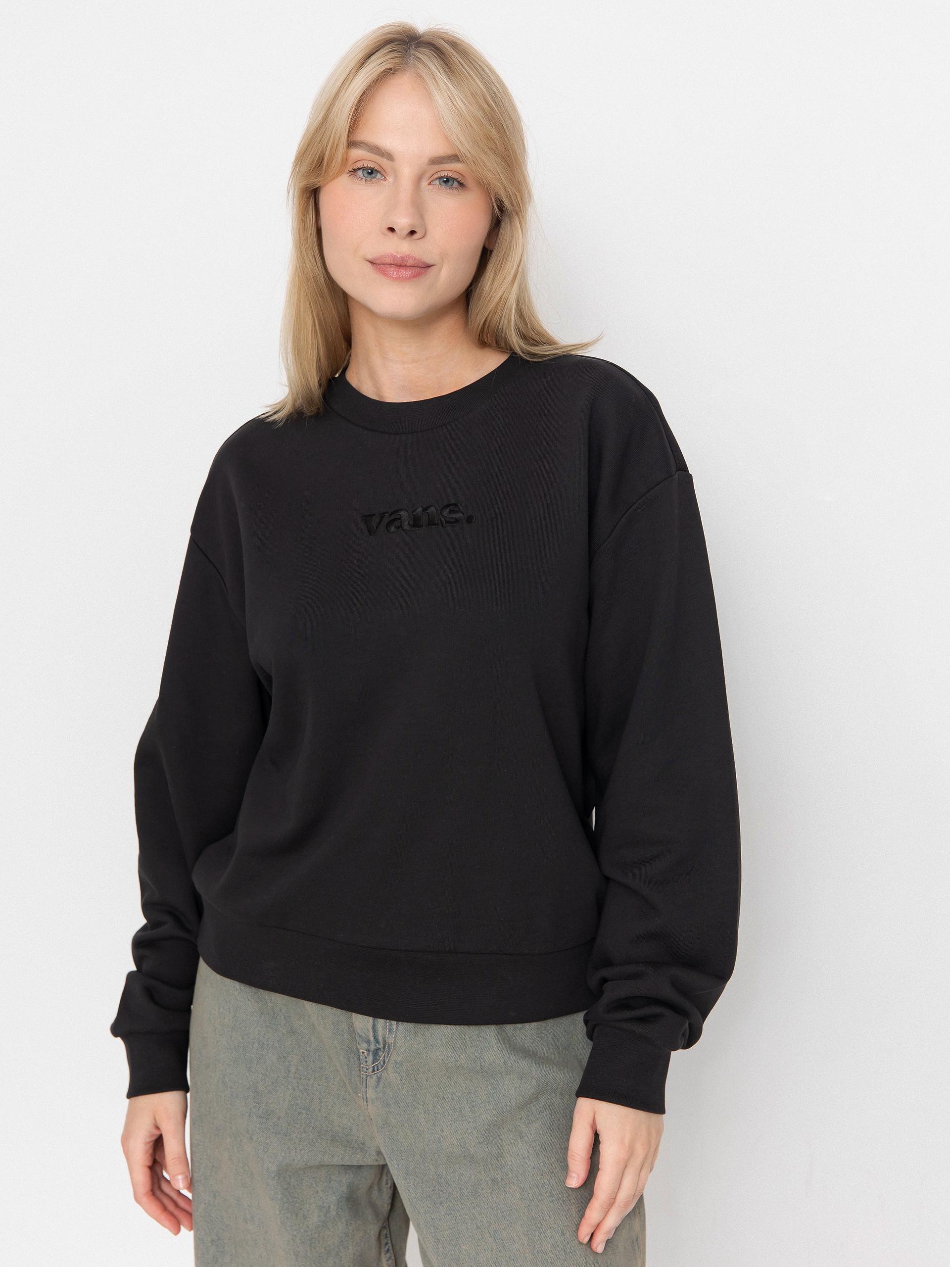 Vans W Essential H Ft Rlx Crew Wmn Sweatshirt (black)