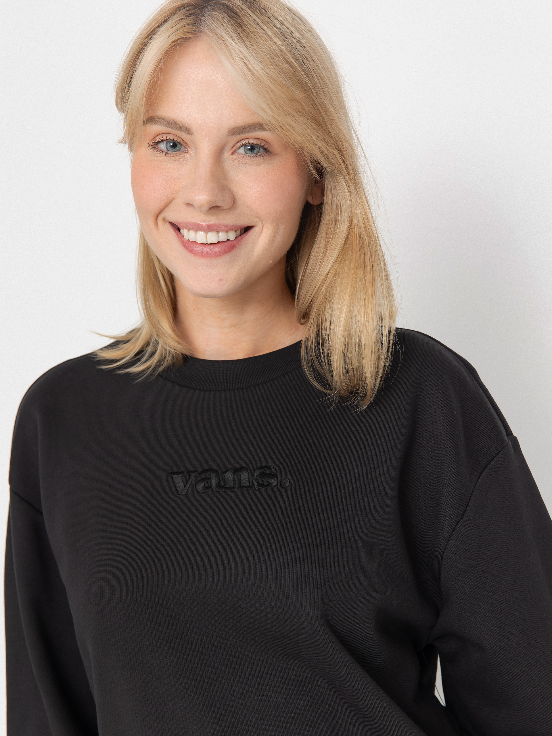 Vans W Essential H Ft Rlx Crew Wmn Sweatshirt - black (black)