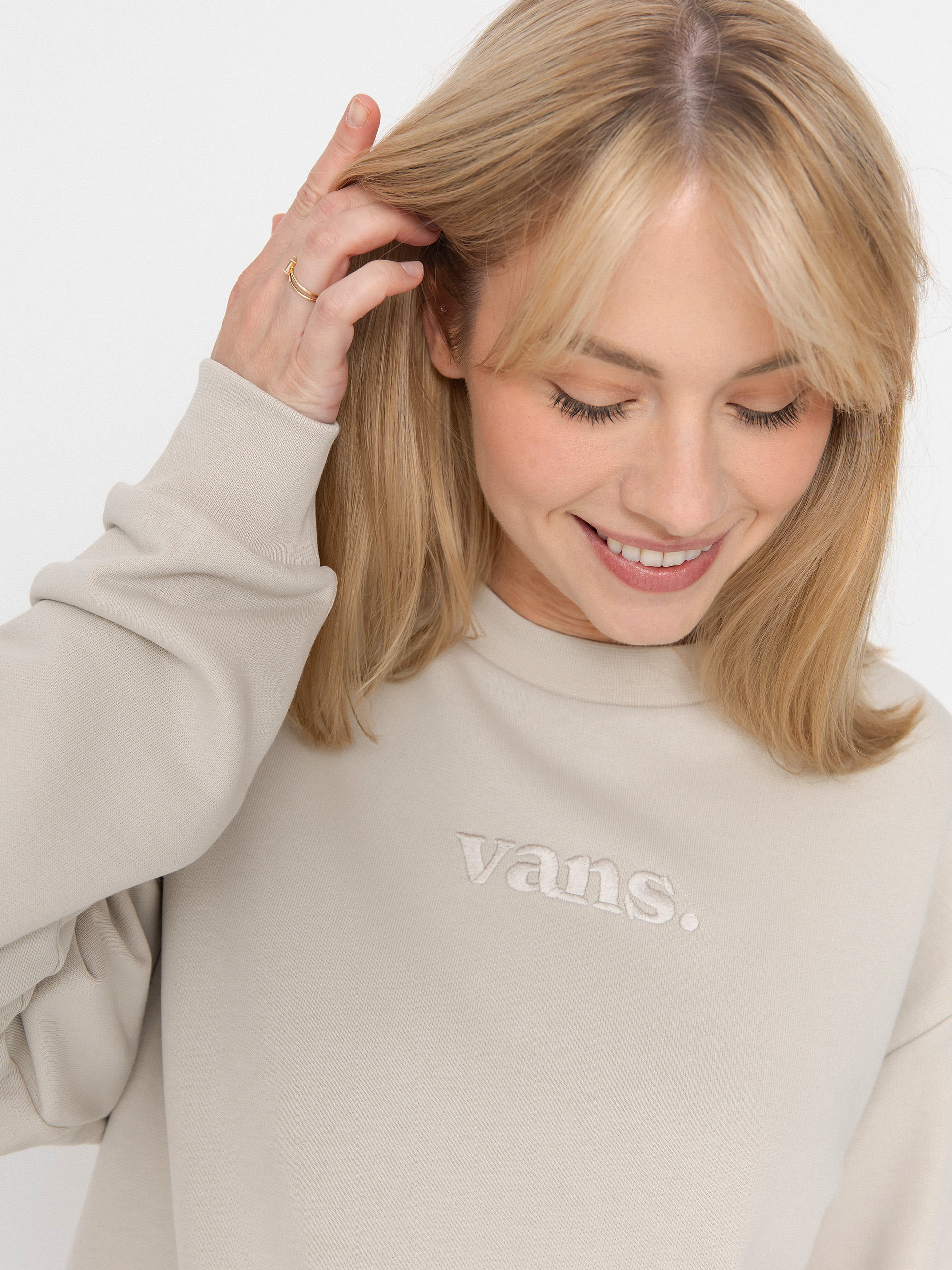 Vans W Essential H Ft Rlx Crew Wmn Sweatshirt (taupe mist)