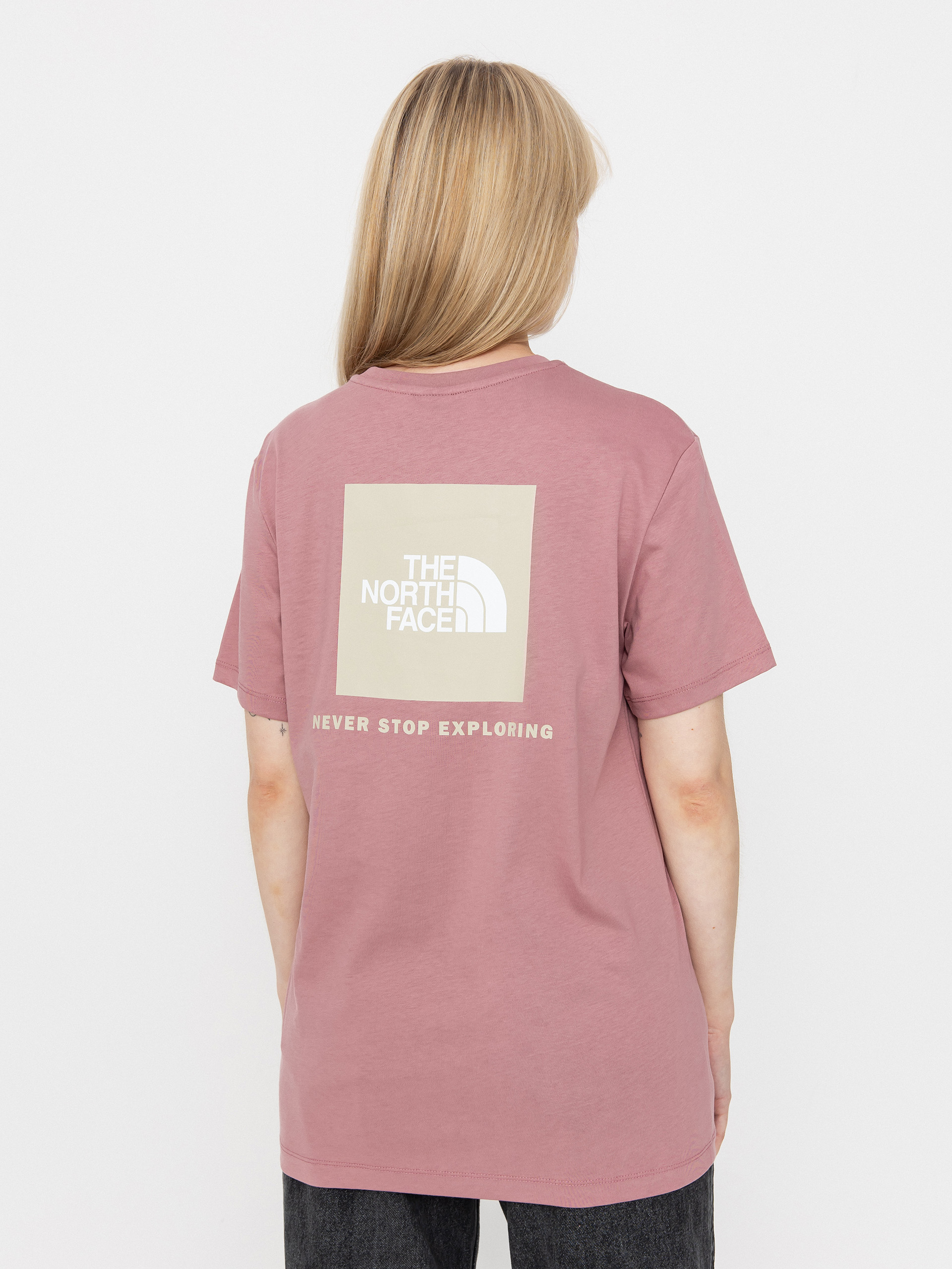The North Face Box Nse Relaxed Wmn T-Shirt (nostalgia rose/gravel)