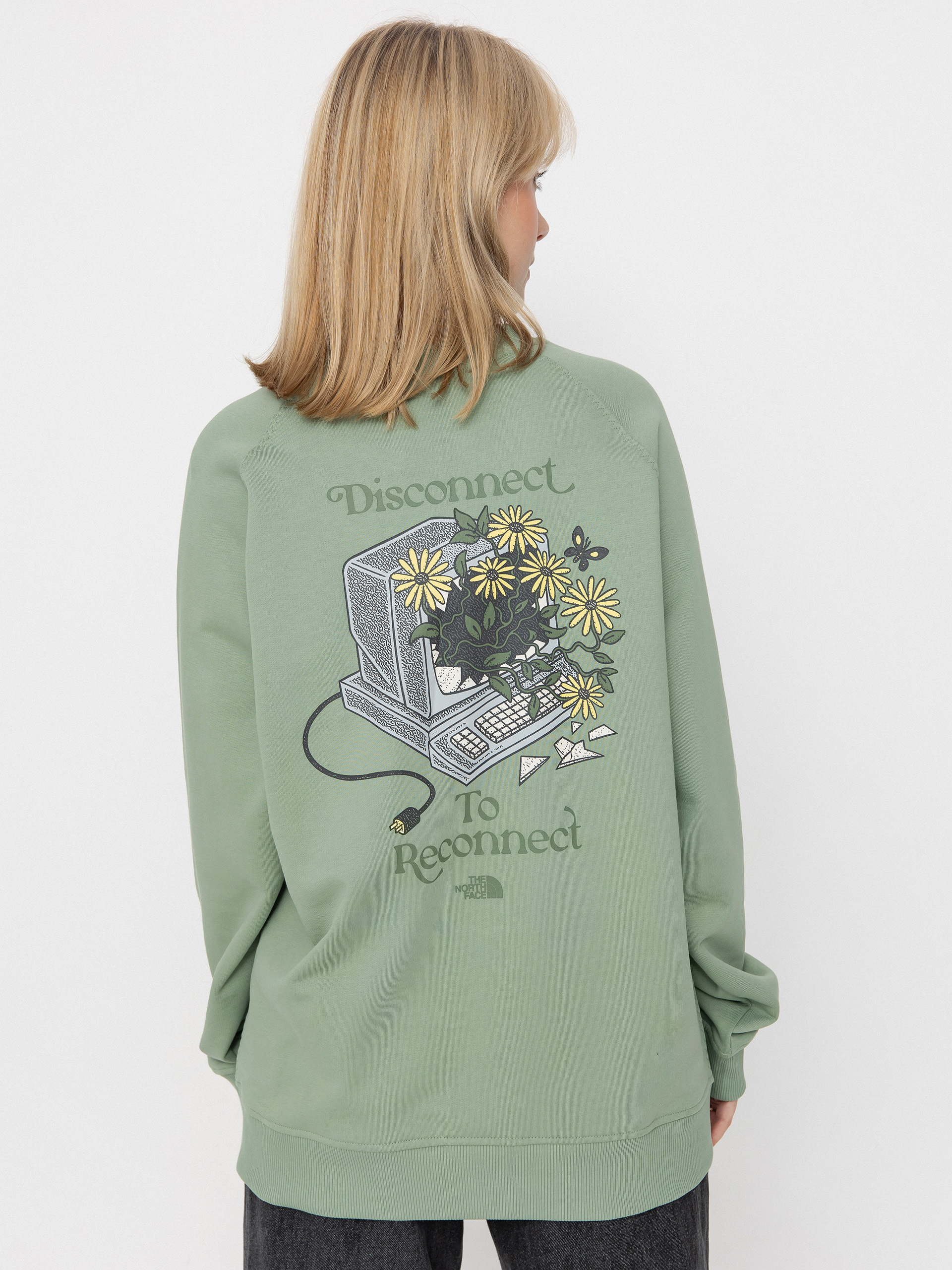 The North Face Connect Relaxed Sweatshirt (slate moss)