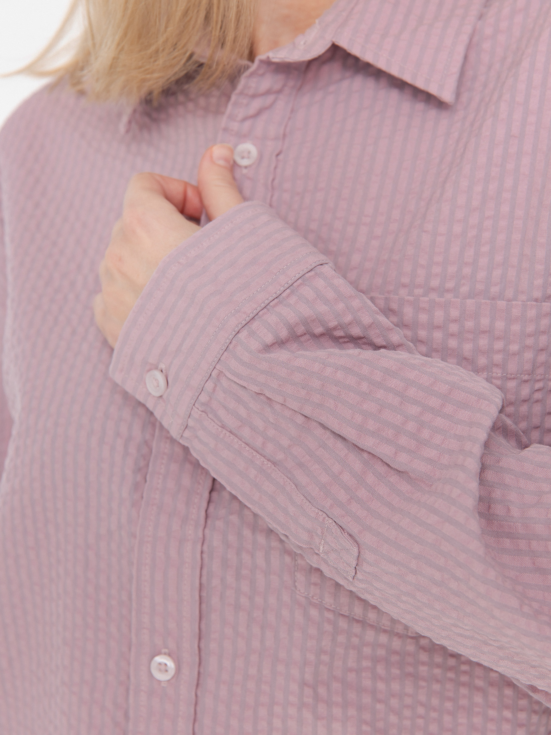 Carhartt WIP Toland Wmn Hemd (toland stripe/pink fog)