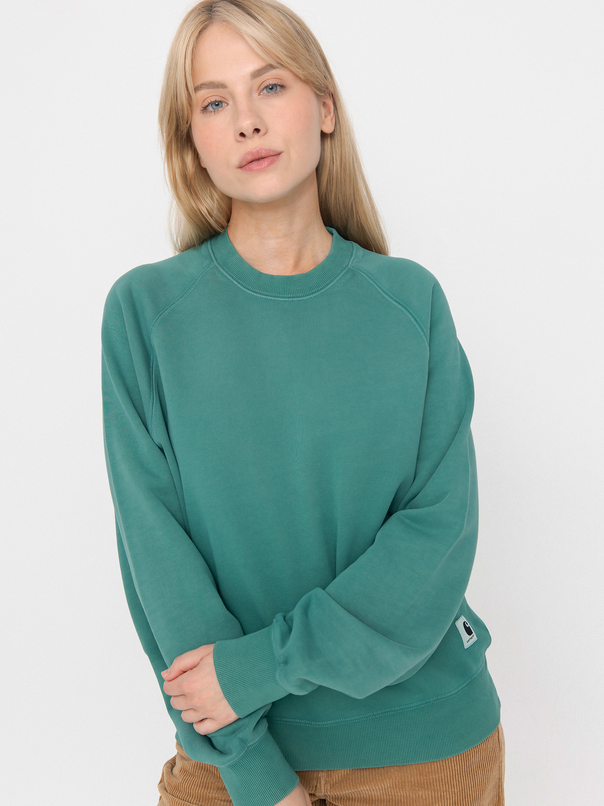 Carhartt WIP Hudson Sweatshirt Wmn (saguaro/chalk wash)