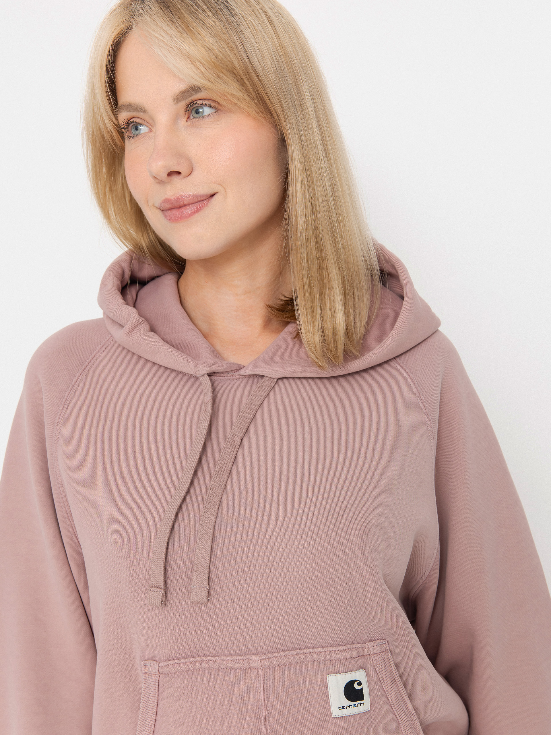 Carhartt WIP Hudson HD Wmn Hoodie (daphne/chalk wash)