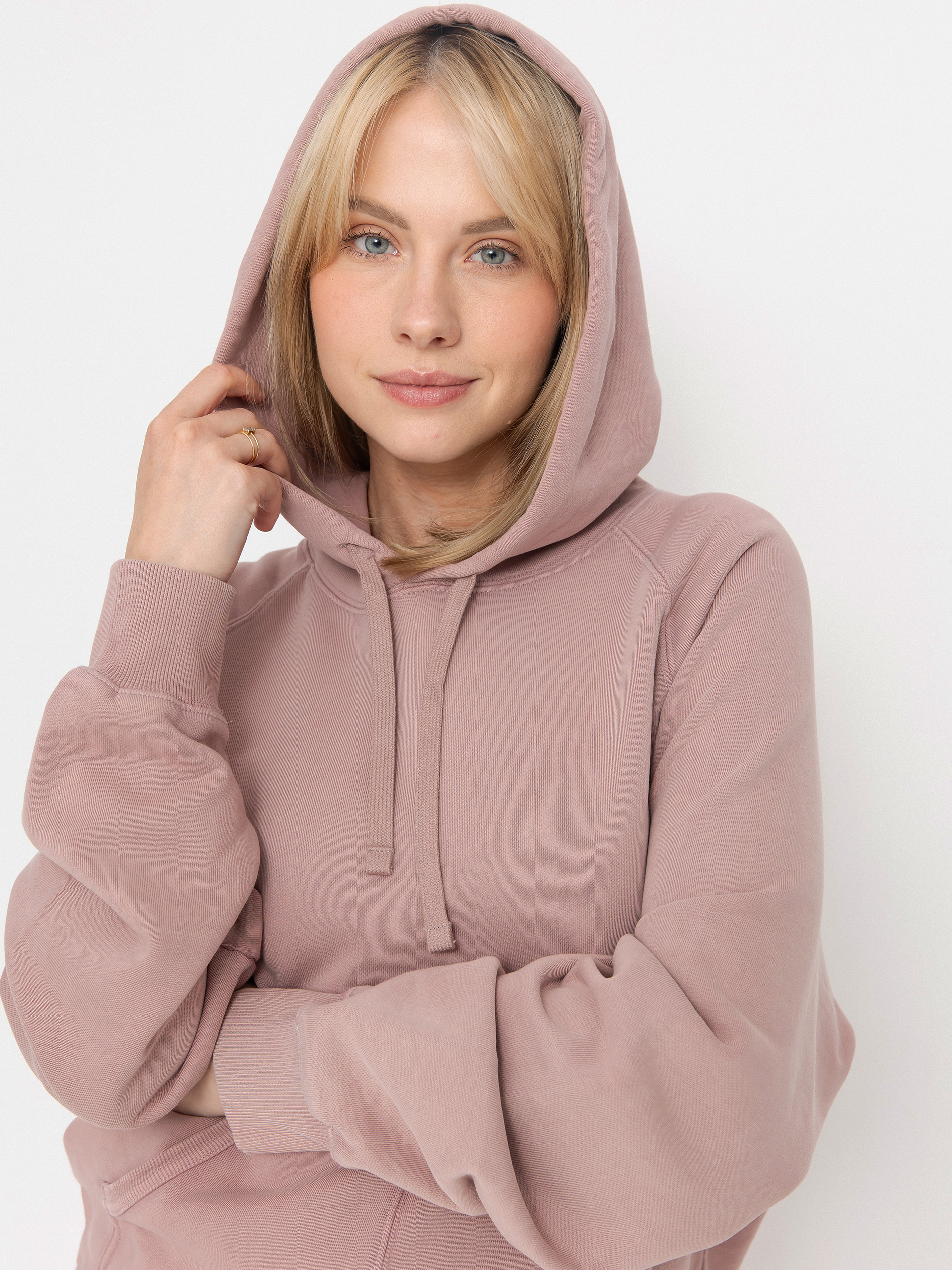 Carhartt WIP Hudson HD Wmn Hoodie (daphne/chalk wash)