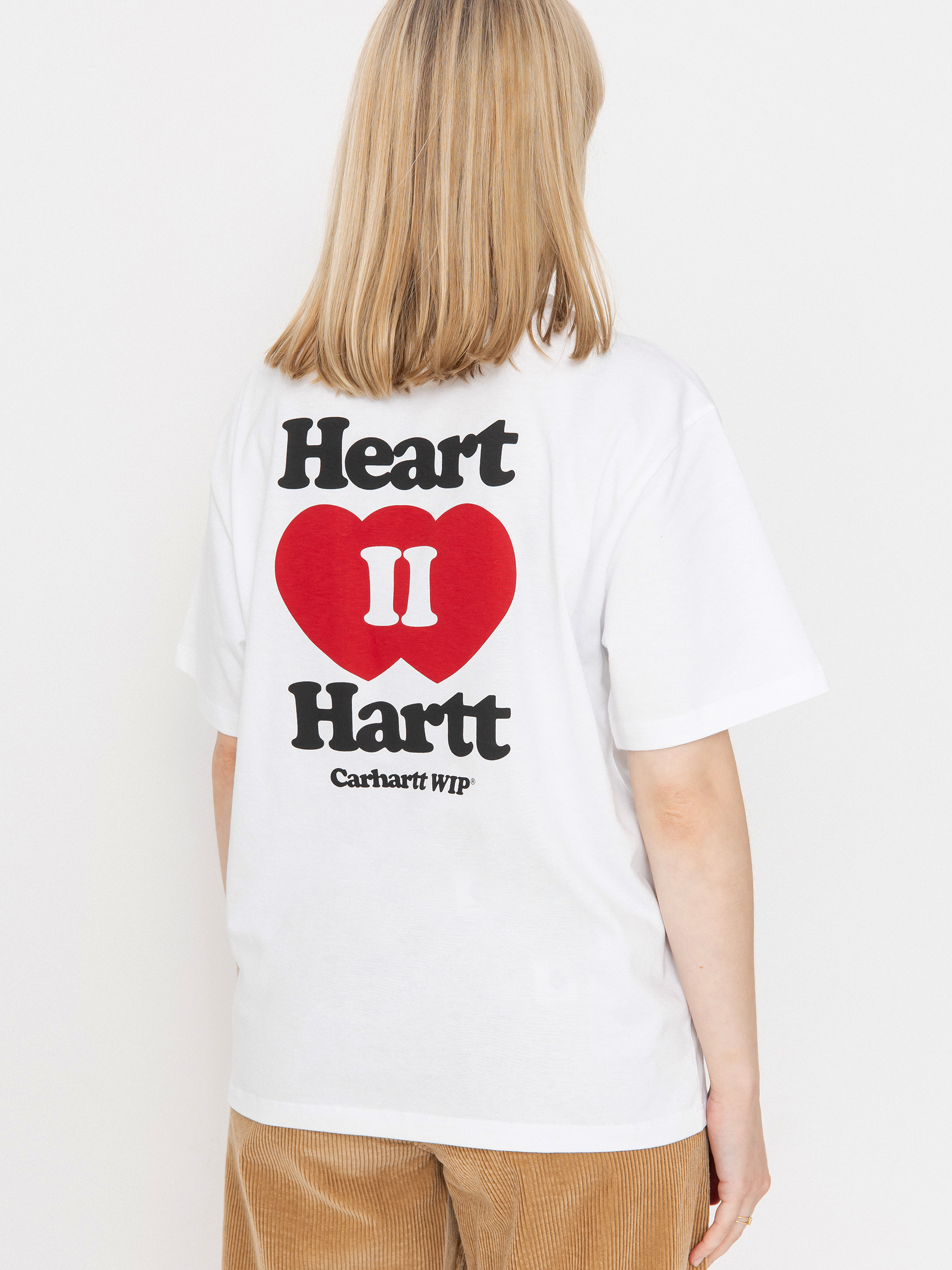 Carhartt WIP Heart II Hartt Wmn T-Shirt - white (white)