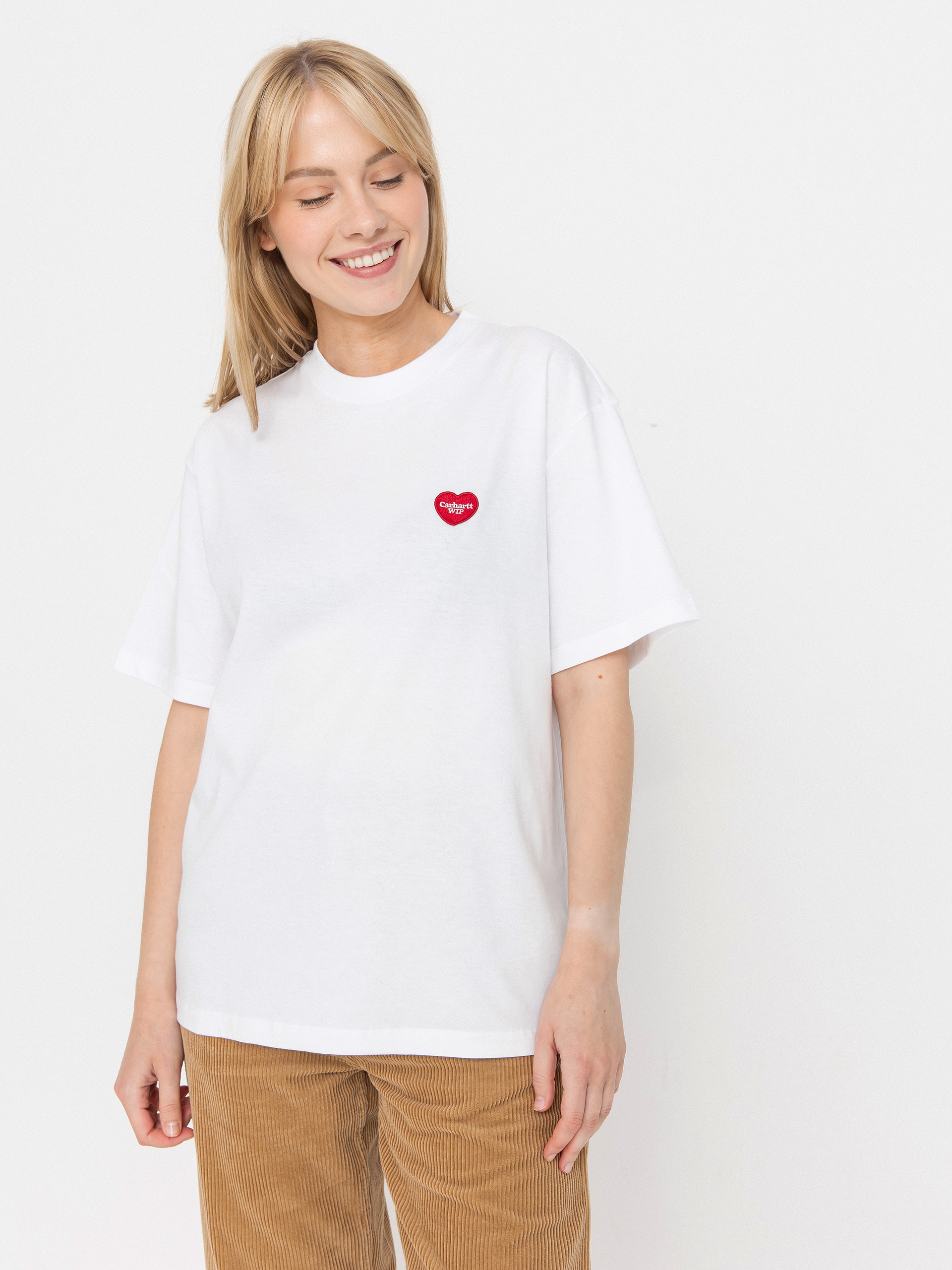Carhartt WIP Heart II Hartt Wmn T-Shirt (white)