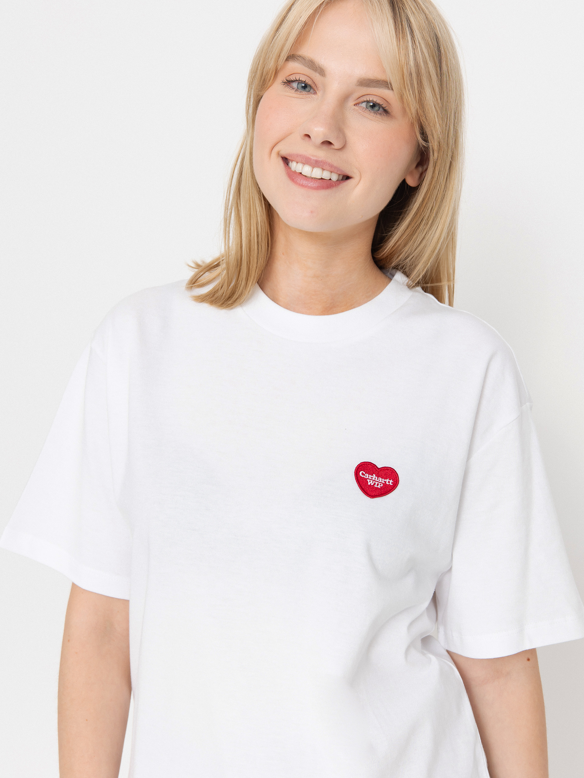 Carhartt WIP Heart II Hartt Wmn T-Shirt - white (white)