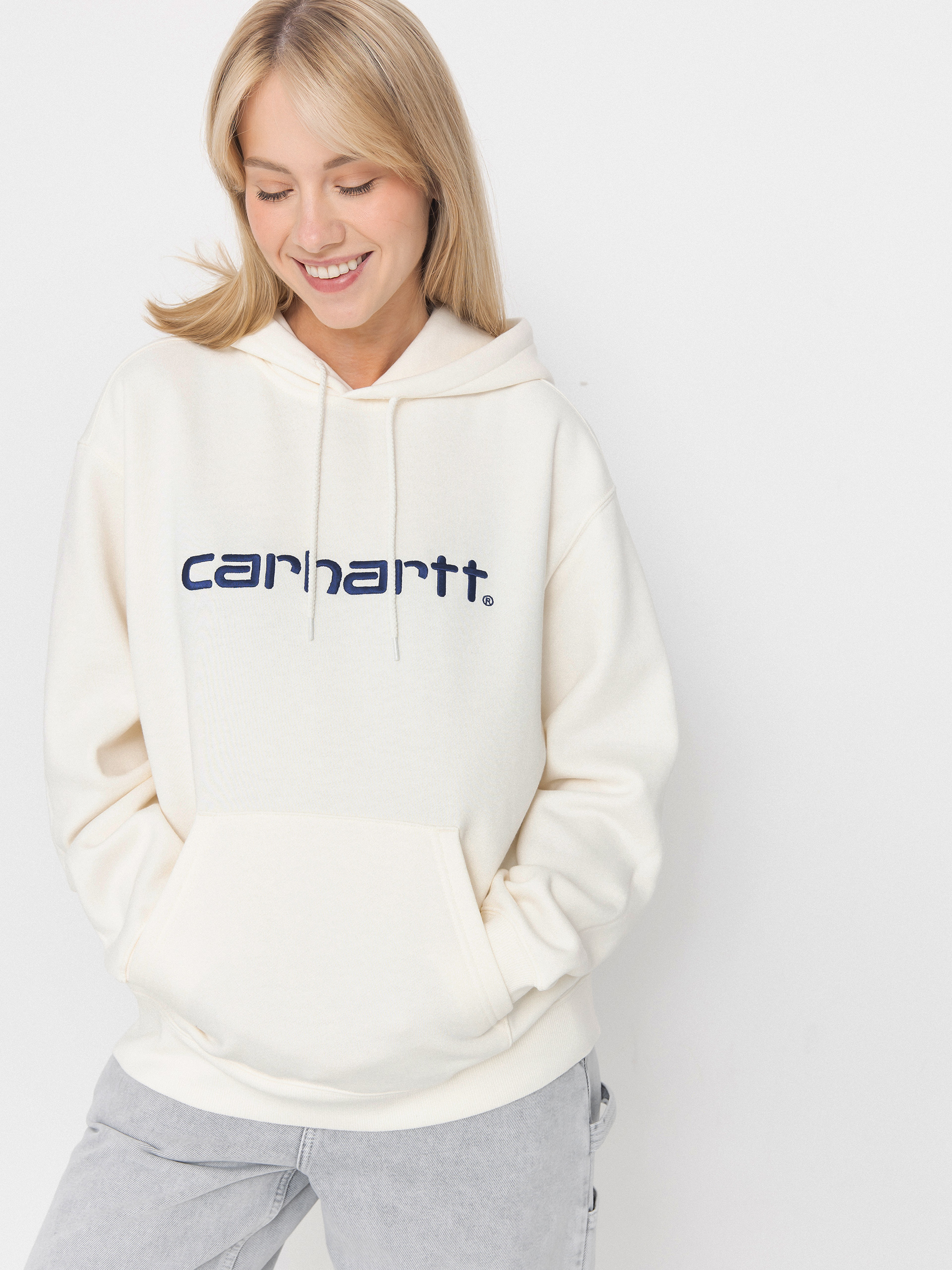Carhartt WIP Carhartt HD Wmn Hoodie - beige (wax/wolfsbane)