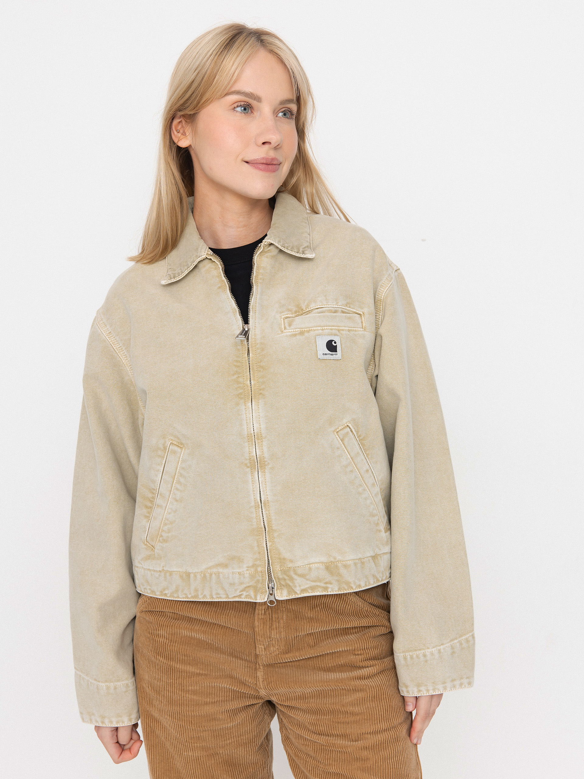 Carhartt WIP Emery Wmn Jacket (dusty h brown/dusty h brown/chalk wash)