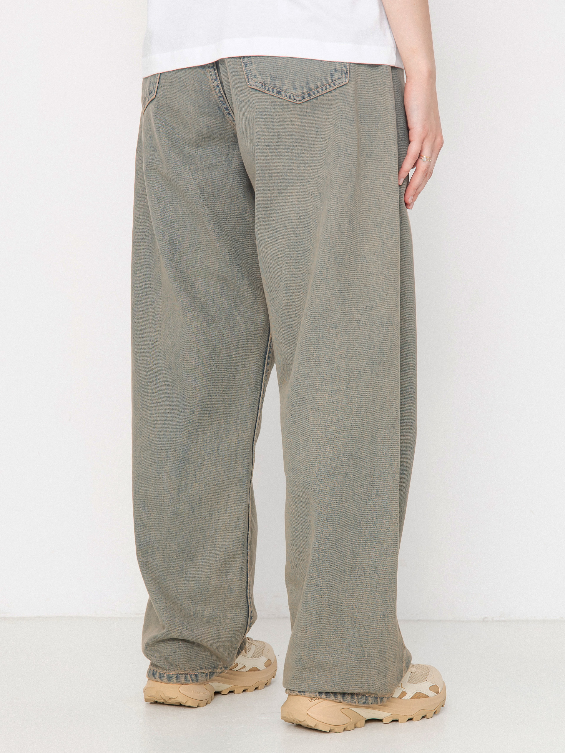 Carhartt WIP Brandon Wmn Hose (blue/leather/garment dyed)