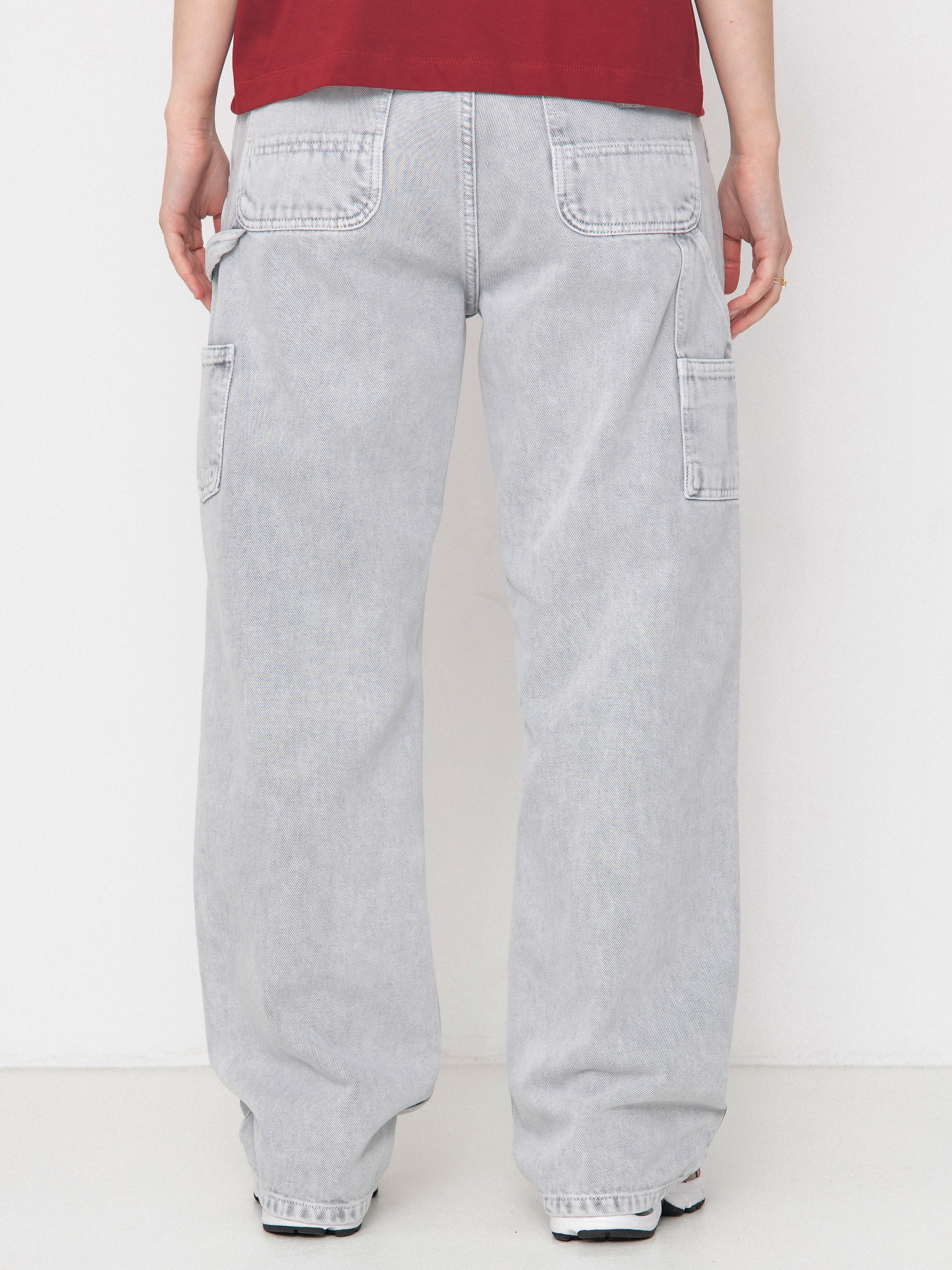 Carhartt WIP Pierce Straight Wmn Hose (black/chalk wash)