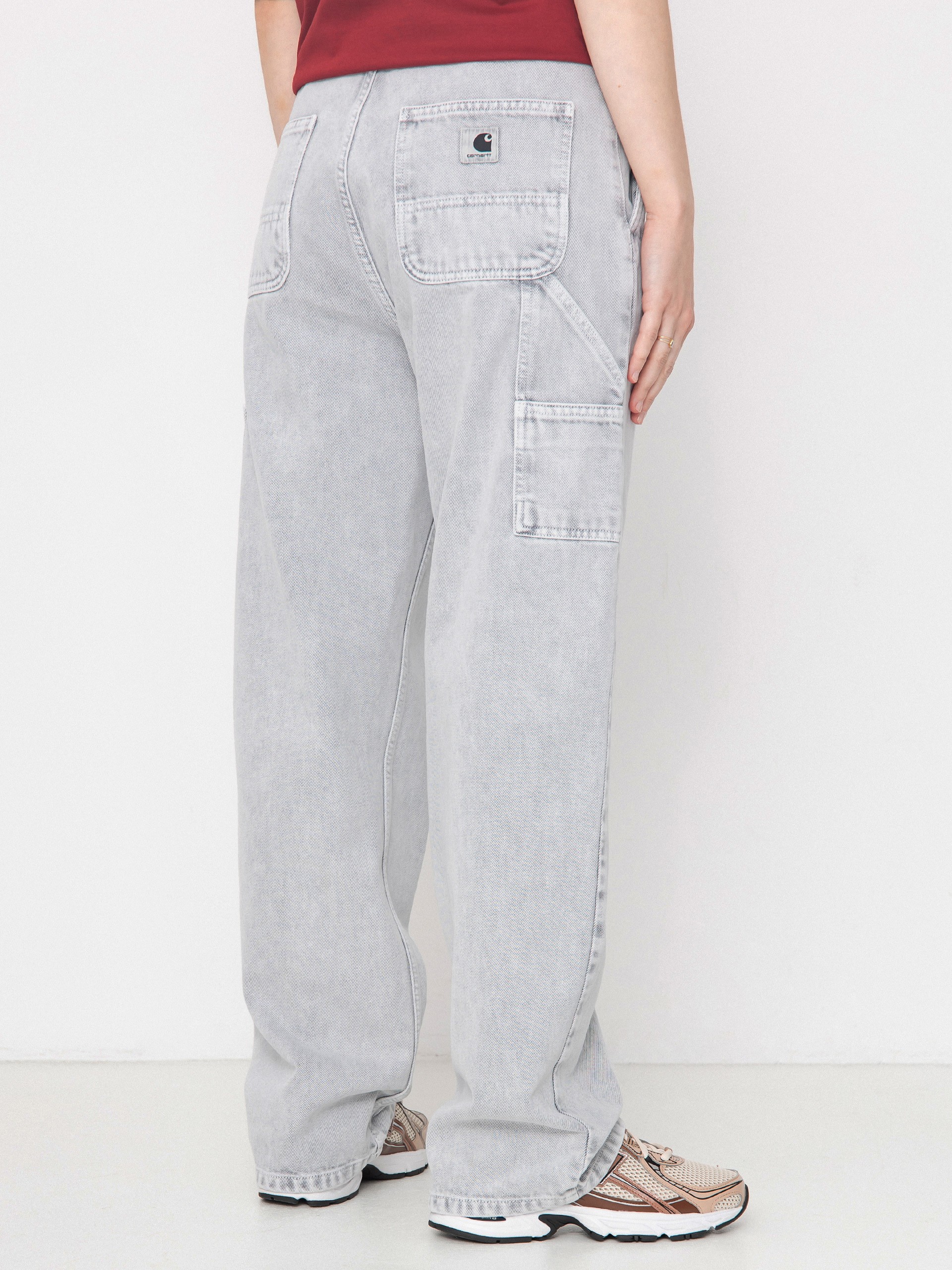Carhartt WIP Pierce Straight Wmn Hose (black/chalk wash)