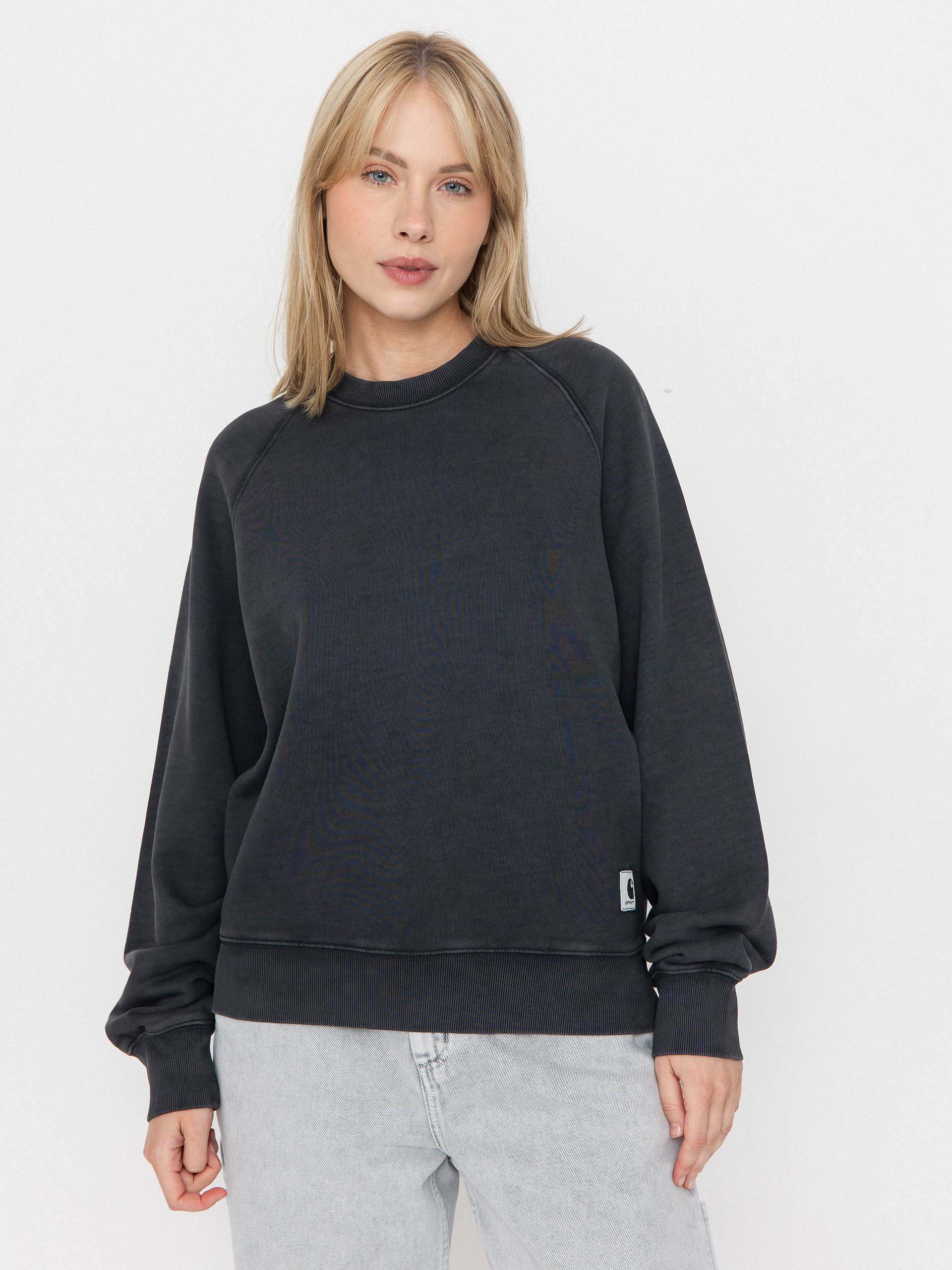 Carhartt WIP Hudson Sweatshirt Wmn - pink (daphne/chalk wash)