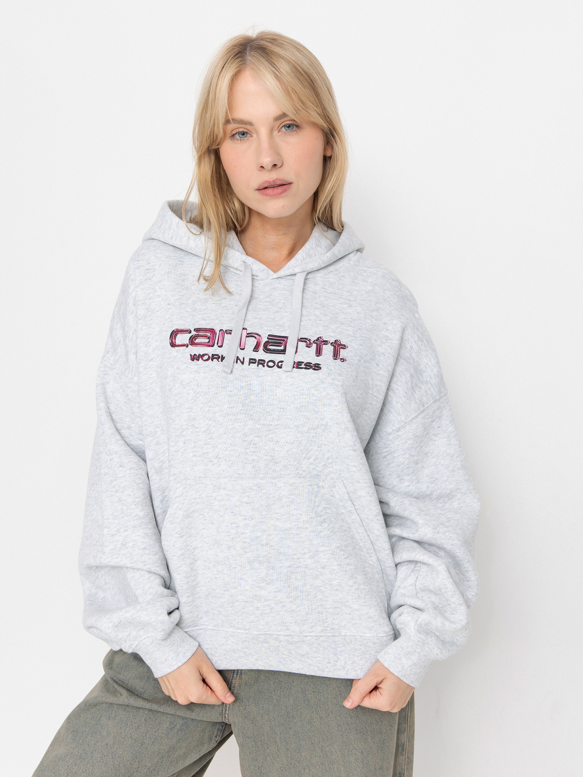 Carhartt WIP Solar Chrome HD Wmn Sweatshirt - Grau (ash heather)
