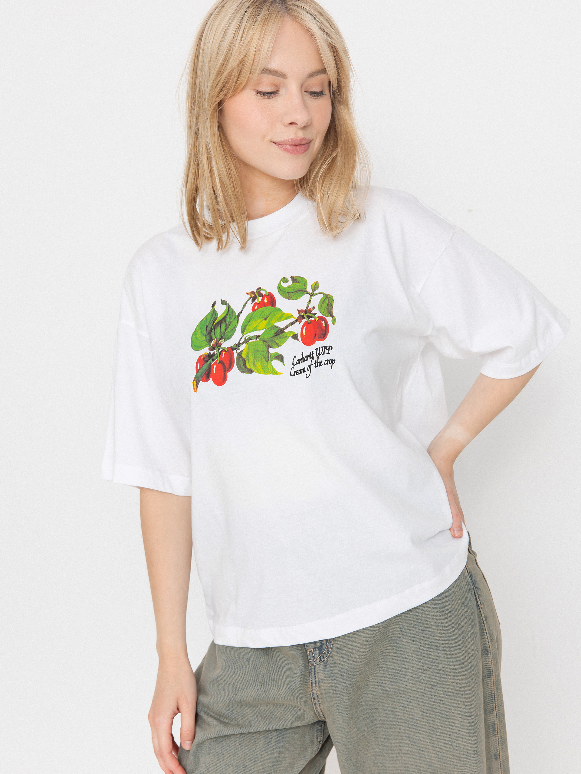 Carhartt WIP Cream Of The Crop Wmn T-Shirt (white)