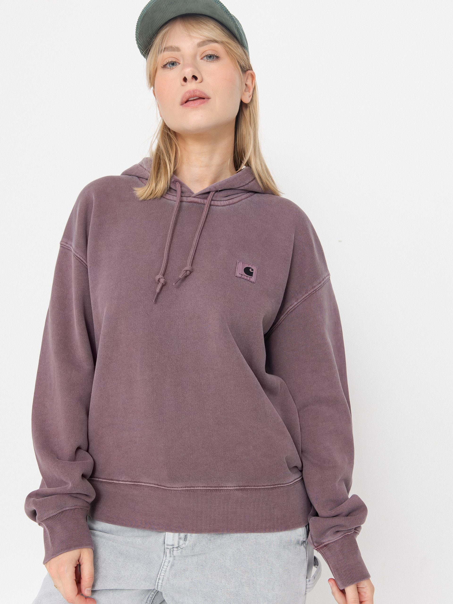 Carhartt WIP Nelson HD Wmn Hoodie (phlox/garment dyed)
