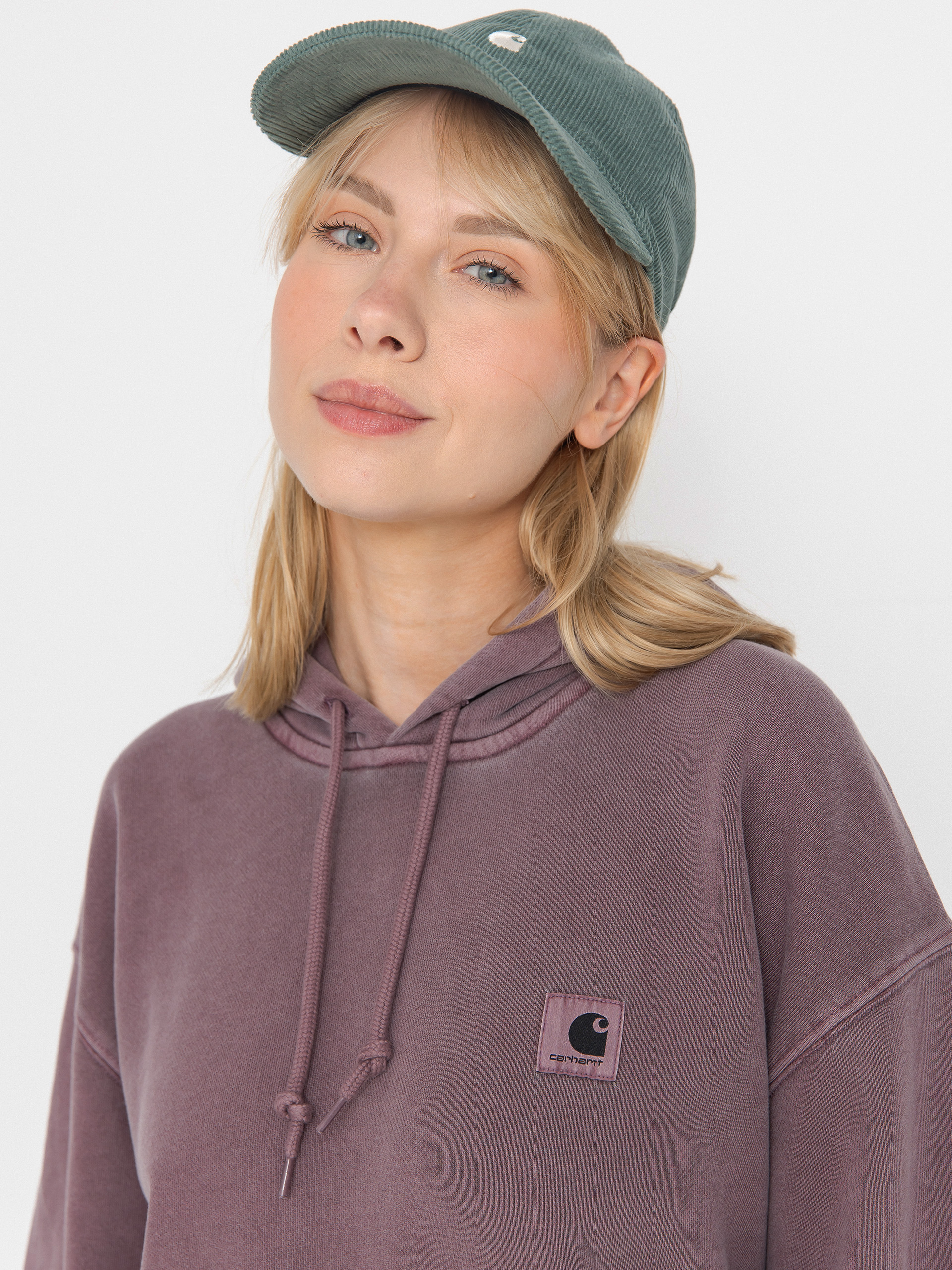 Carhartt WIP Nelson HD Wmn Hoodie (phlox/garment dyed)