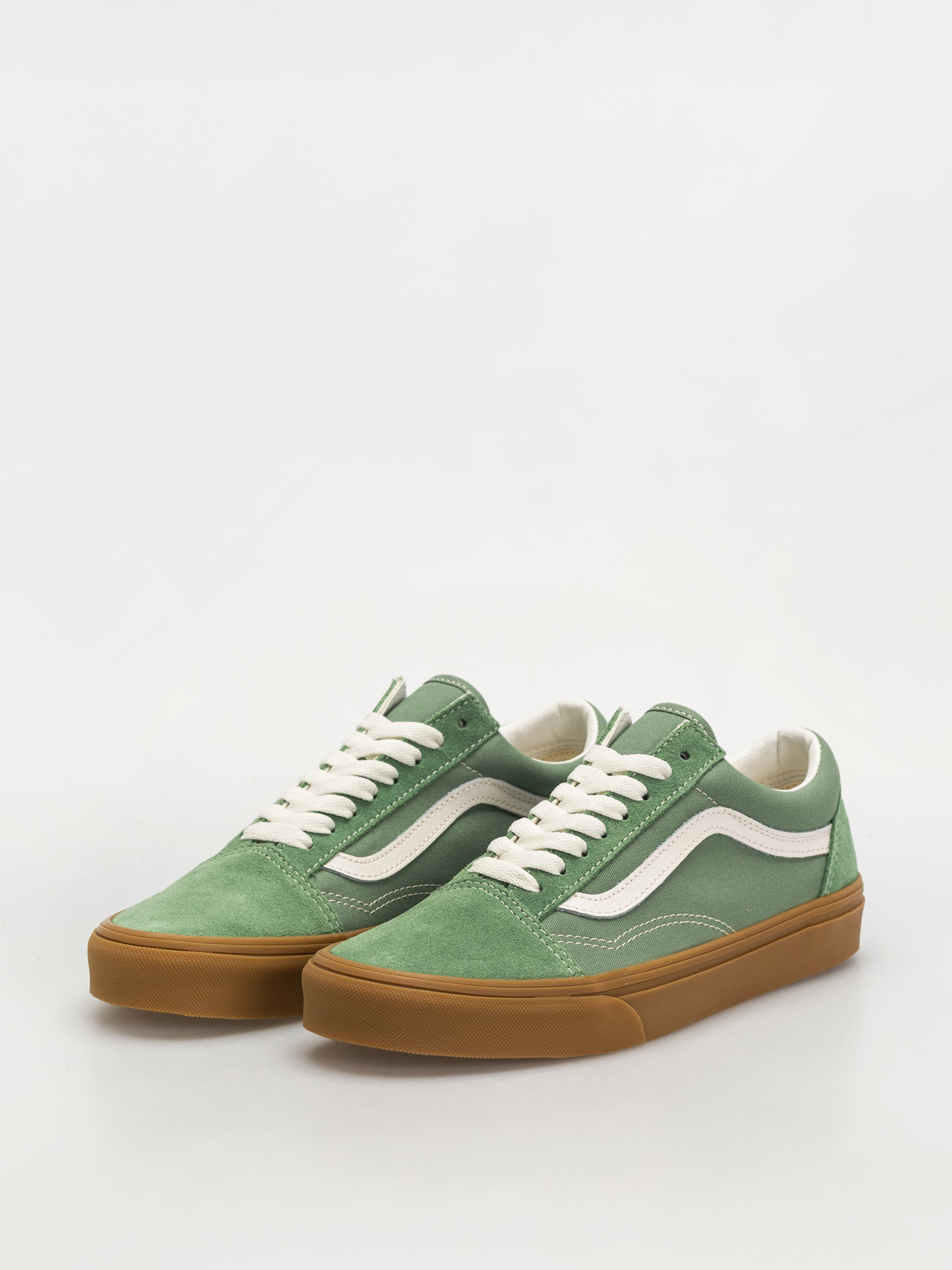 Vans Old Skool Shoes (green/gum)
