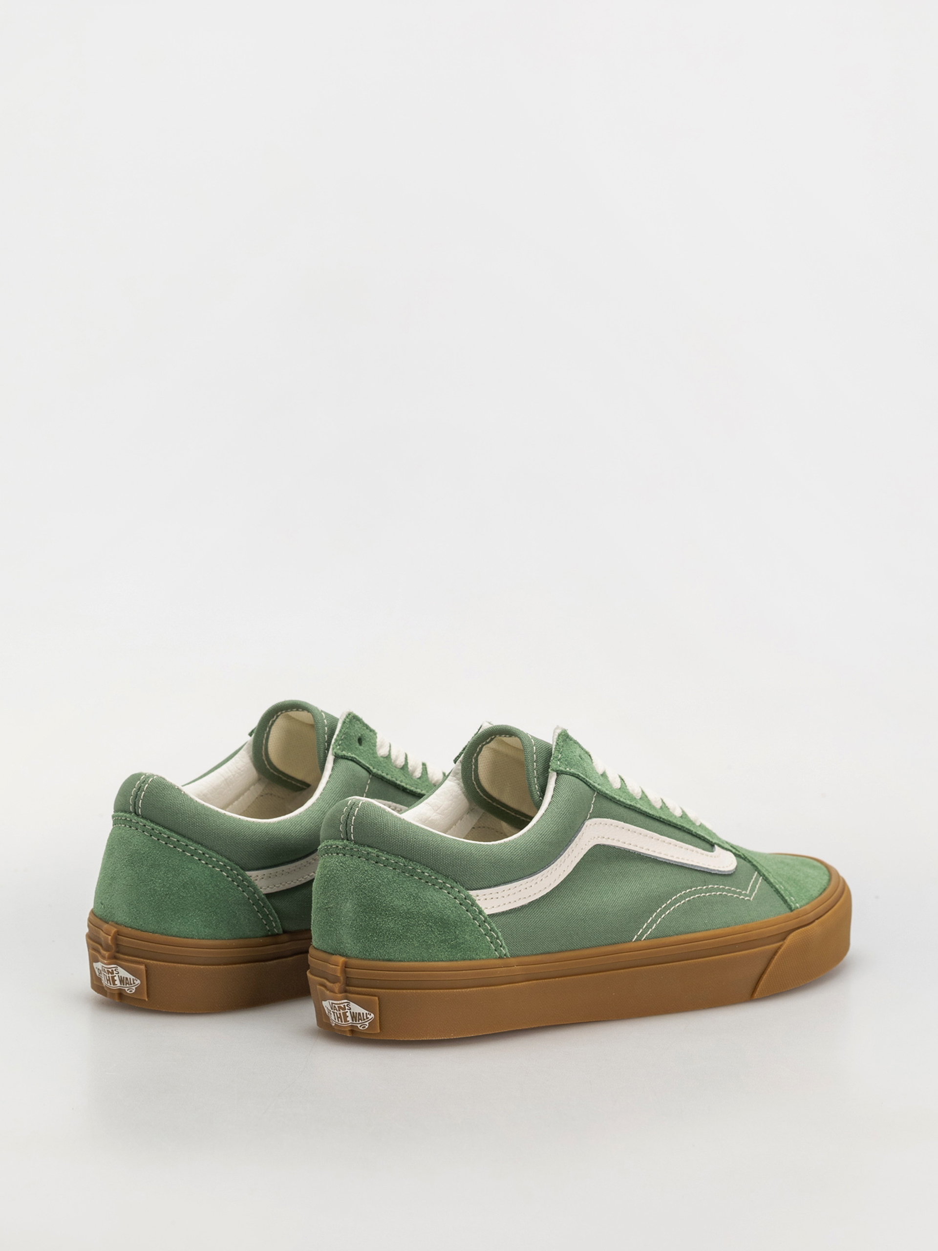 Vans Old Skool Shoes (green/gum)