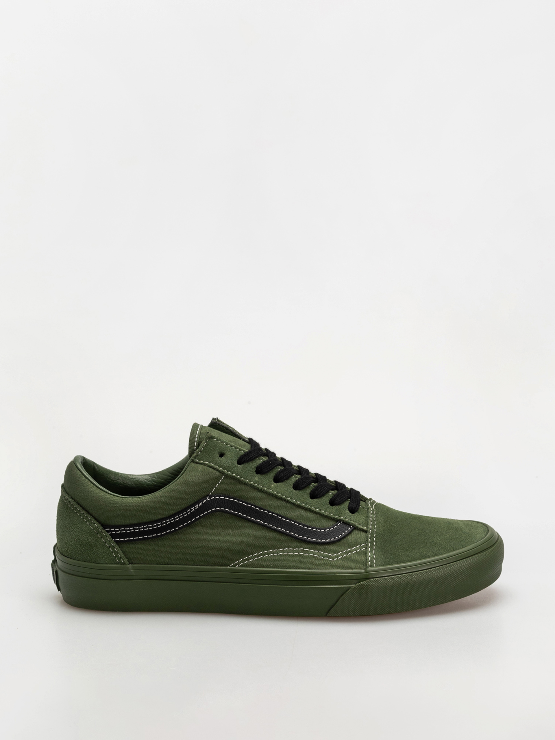 Vans Old Skool Shoes (mono pop green/black)